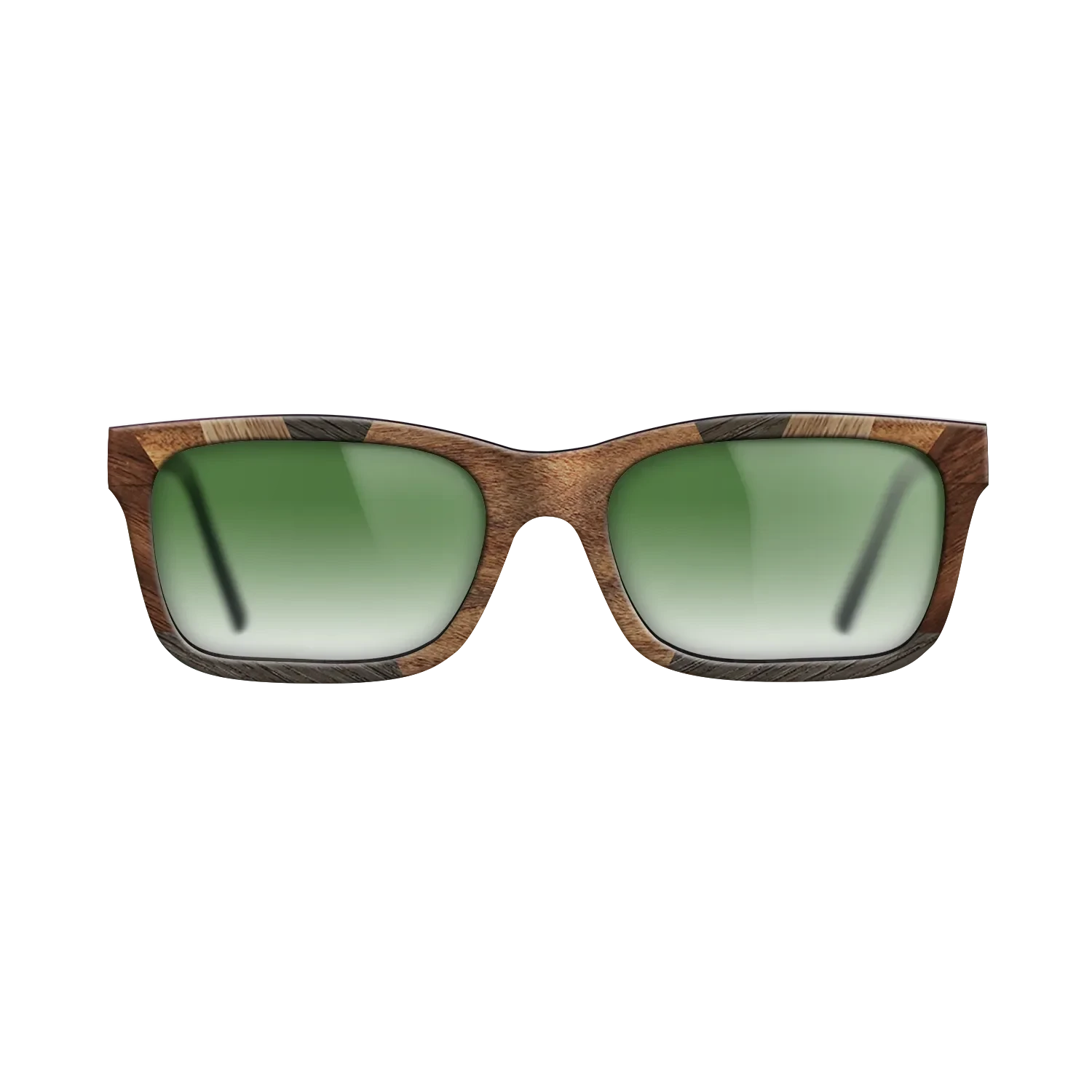 Walnut Claro Light,Fumed Oak,Walnut: Straight Grain,Ziricote Dark Quartered,Santos Rosewood Dark: Recursive - The Sage - Rectangle - 1529 - SIRIS wood optic