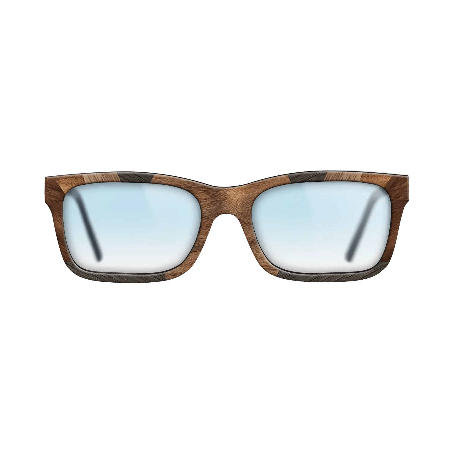 Walnut Claro Light,Fumed Oak,Walnut: Straight Grain,Ziricote Dark Quartered,Santos Rosewood Dark: Recursive - The Sage - Rectangle - 1529 - SIRIS wood optic