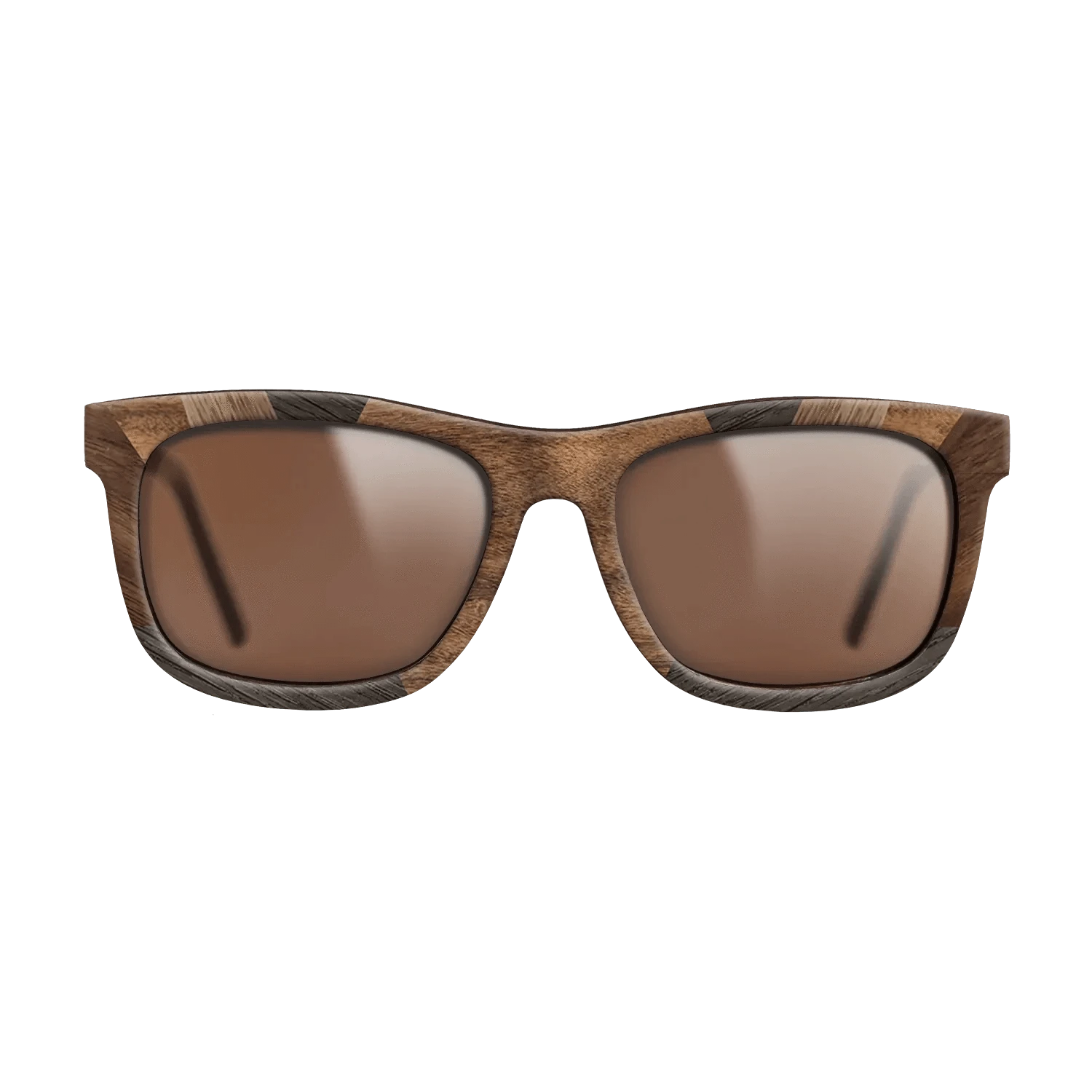 Walnut Claro Light,Fumed Oak,Walnut: Straight Grain,Ziricote Dark Quartered,Santos Rosewood Dark: Recursive - The Hero - Square - 1529 - SIRIS wood optic