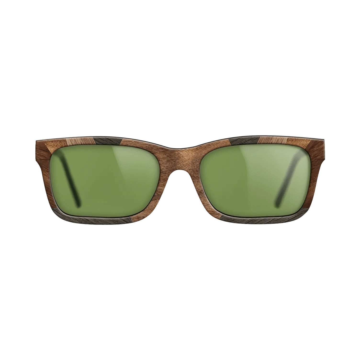 Walnut Claro Light,Fumed Oak,Walnut: Straight Grain,Ziricote Dark Quartered,Santos Rosewood Dark: Recursive - The Sage - Rectangle - 1529 - SIRIS wood optic