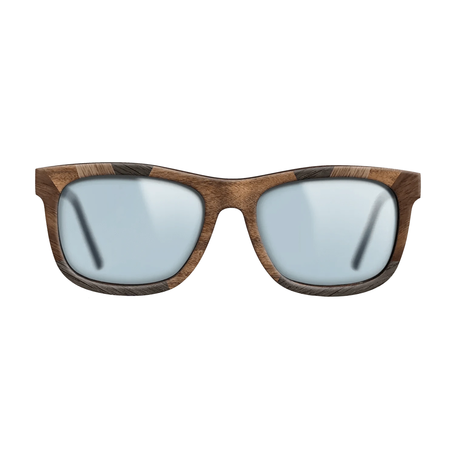Walnut Claro Light,Fumed Oak,Walnut: Straight Grain,Ziricote Dark Quartered,Santos Rosewood Dark: Recursive - The Hero - Square - 1529 - SIRIS wood optic