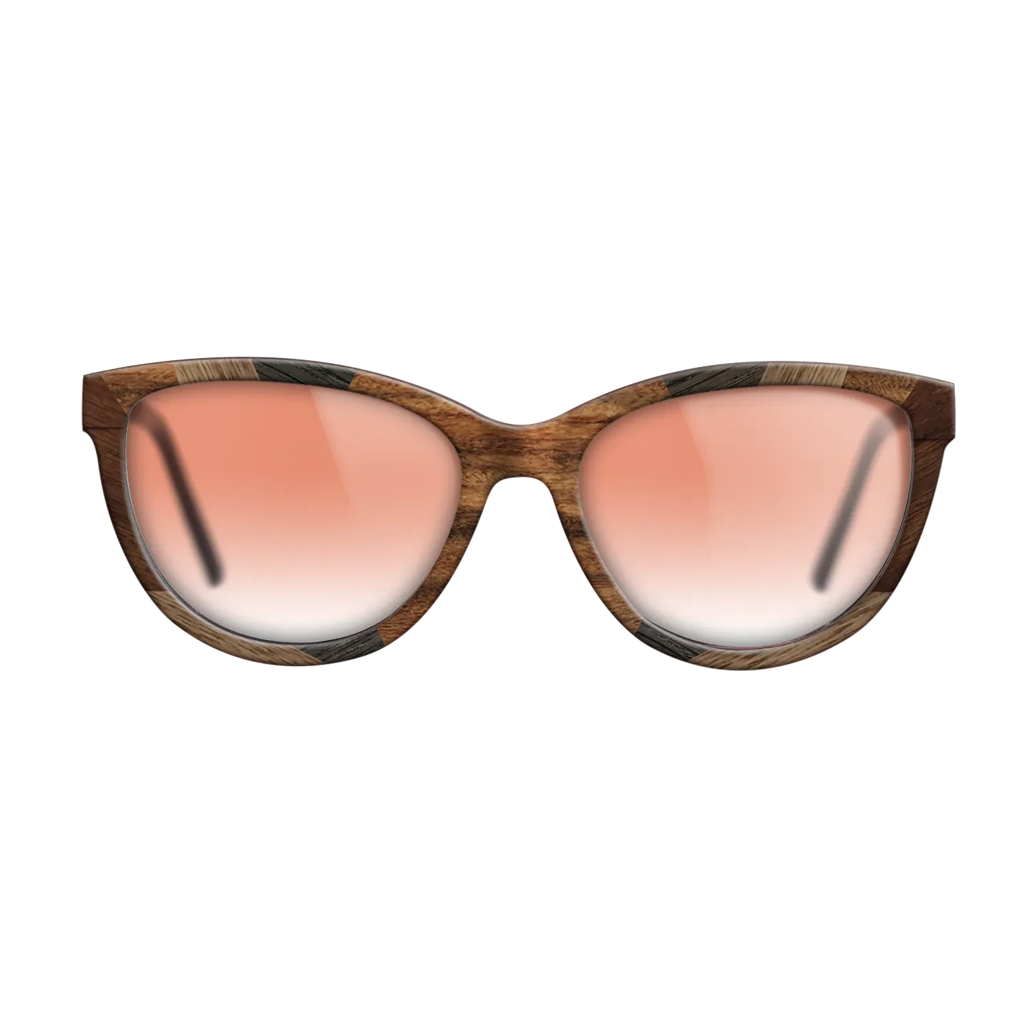Santos Rosewood Dark,Fumed Oak,Walnut: Straight Grain,Kingwood: Recursive - The Maiden - Cat - 1938 - SIRIS wood optic