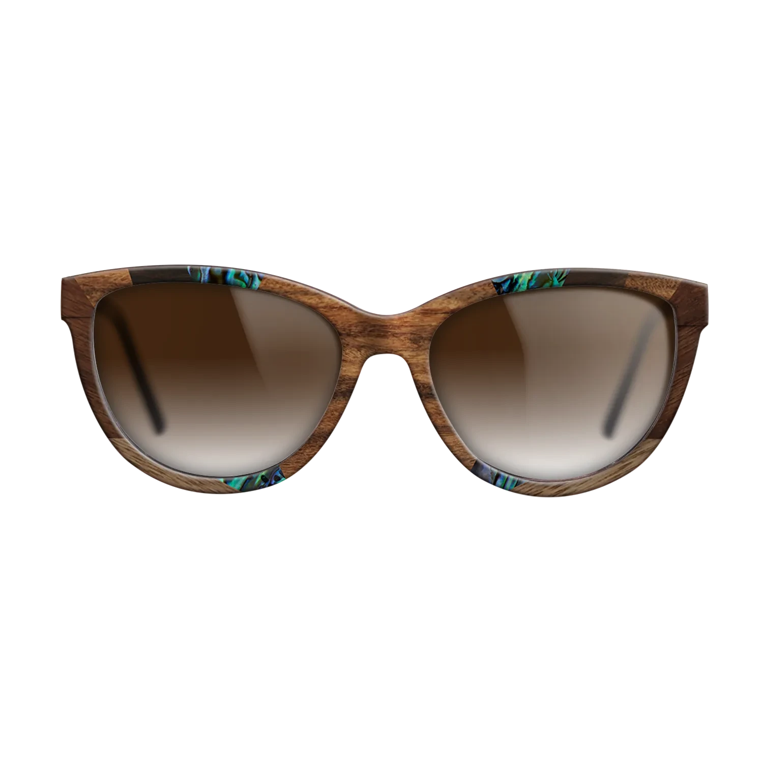 Santos Rosewood Dark,Fumed Oak,Abalone Shell,Ziricote Dark Quartered,Walnut: Straight Grain: Recursive - The Maiden - Cat - 853 - SIRIS wood optic