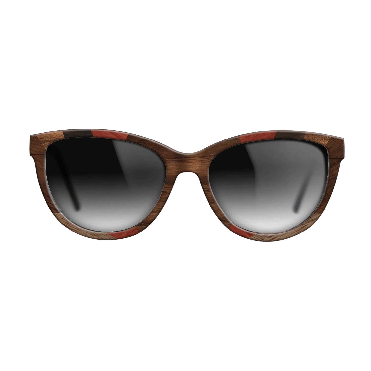 Kingwood,Walnut: Straight Grain,Poplar Dyed: Red,Ziricote Dark Quartered: Recursive - The Maiden - Cat - 996 - SIRIS wood optic