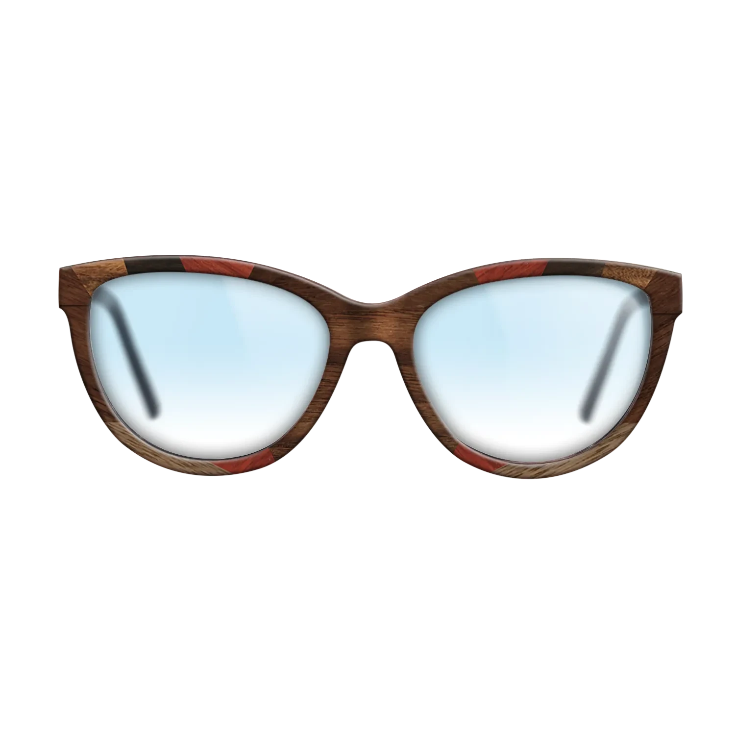 Kingwood,Walnut: Straight Grain,Poplar Dyed: Red,Ziricote Dark Quartered: Recursive - The Maiden - Cat - 996 - SIRIS wood optic