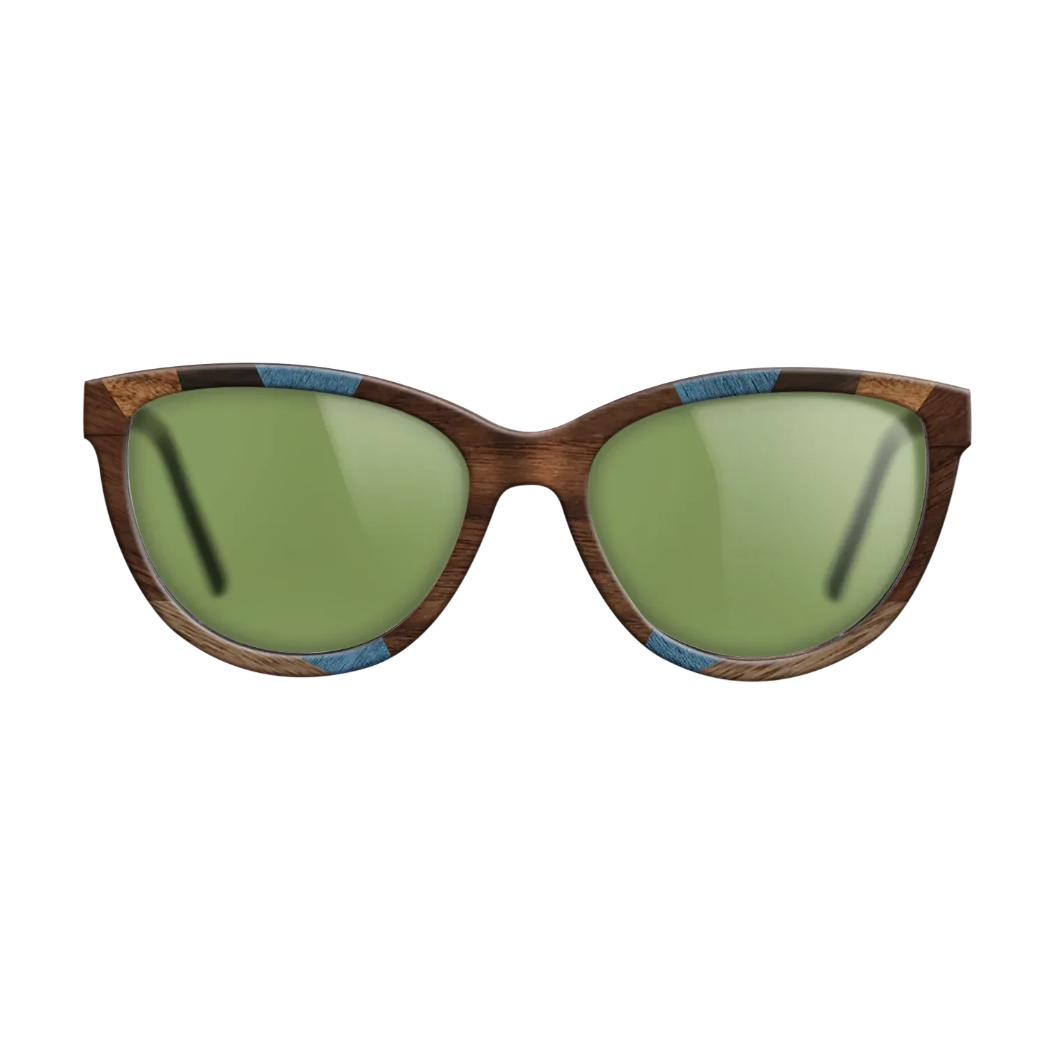 Walnut: Straight Grain,Ziricote Dark Quartered,Poplar Dyed: Blue Denim,Ziricote Light Quartered,Walnut Claro Light,Walnut Claro Dark: Recursive - The Maiden - Cat - 1815 - SIRIS wood optic