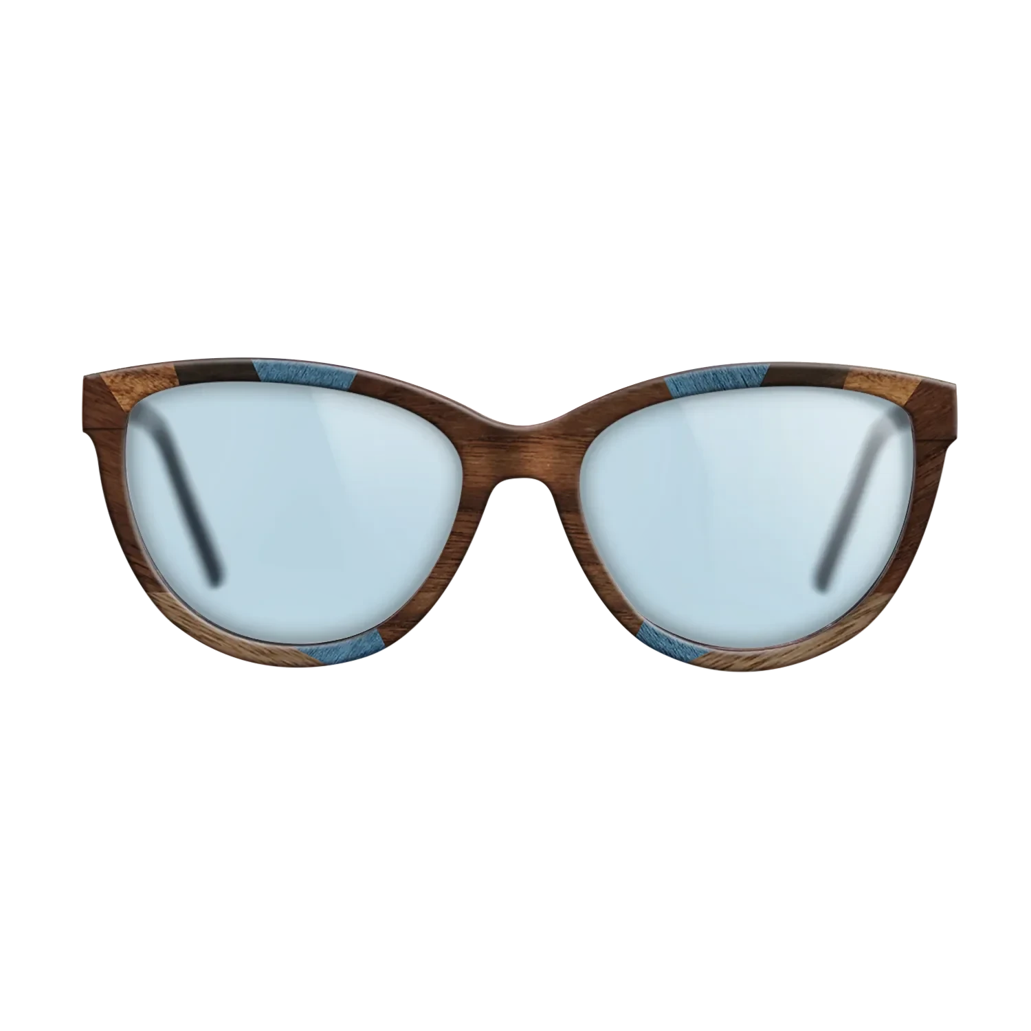 Walnut: Straight Grain,Ziricote Dark Quartered,Poplar Dyed: Blue Denim,Ziricote Light Quartered,Walnut Claro Light,Walnut Claro Dark: Recursive - The Maiden - Cat - 1815 - SIRIS wood optic