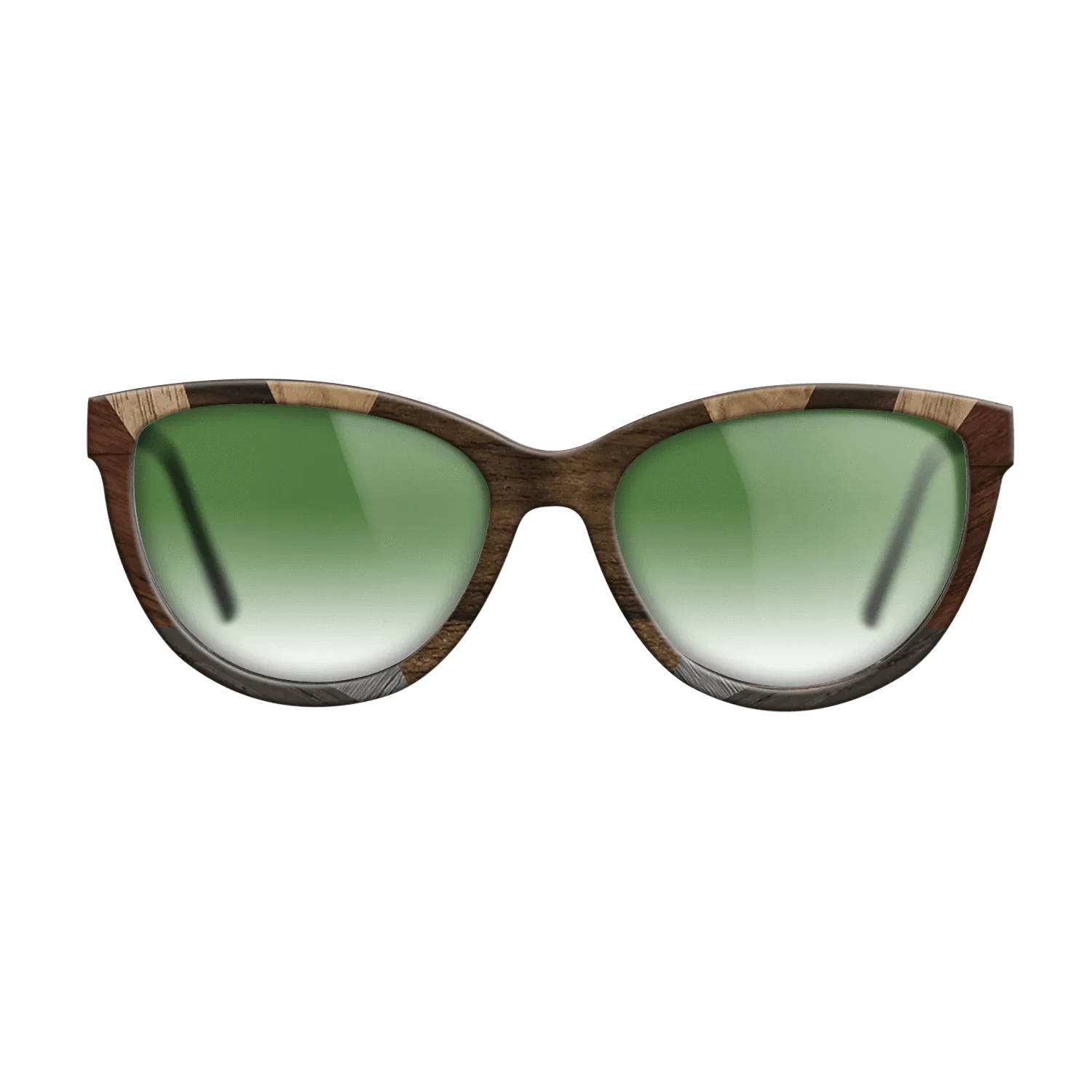 Ziricote Dark Quartered,Walnut Burl,Walnut: Straight Grain,Poplar Dyed: Grey,Walnut Claro Dark: Recursive - The Maiden - Cat - 1302 - SIRIS wood optic