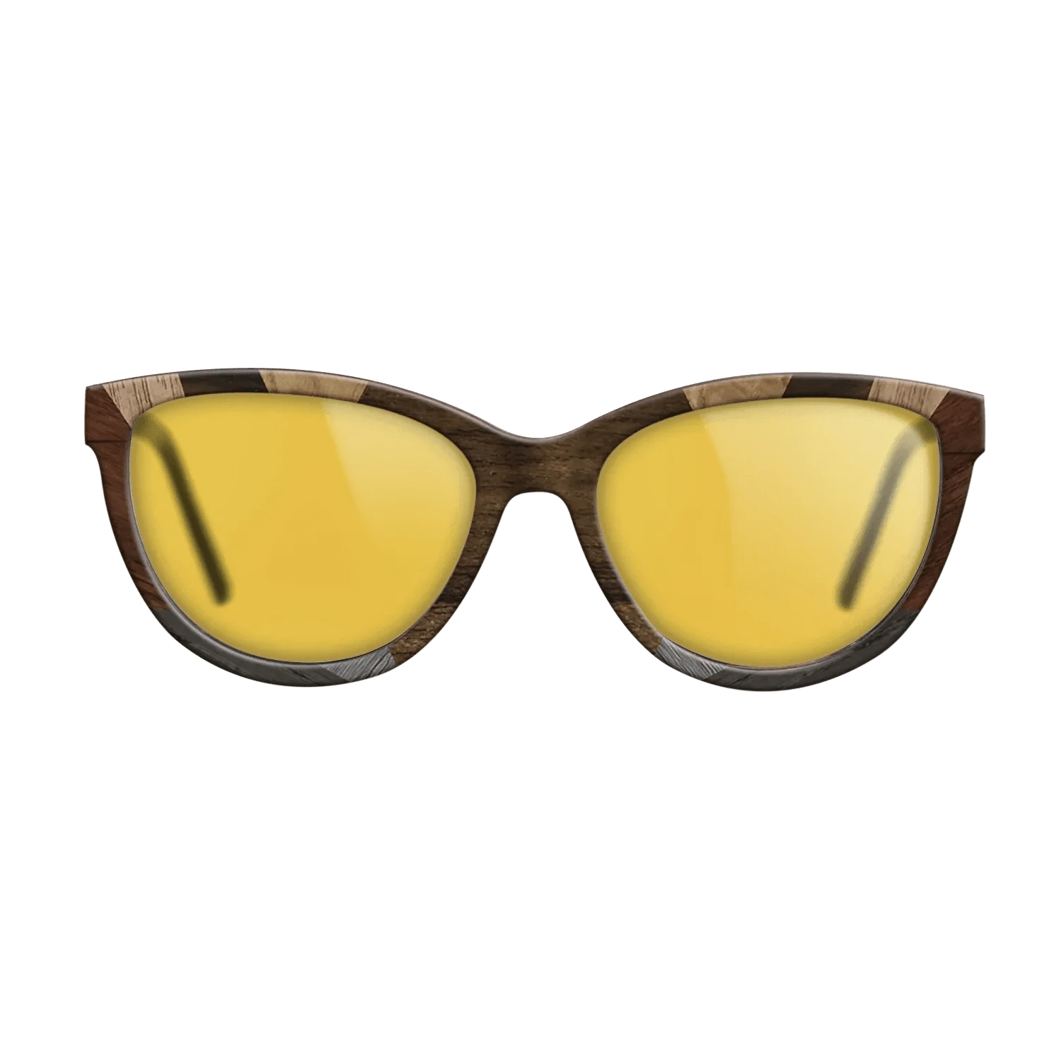 Ziricote Dark Quartered,Walnut Burl,Walnut: Straight Grain,Poplar Dyed: Grey,Walnut Claro Dark: Recursive - The Maiden - Cat - 1302 - SIRIS wood optic