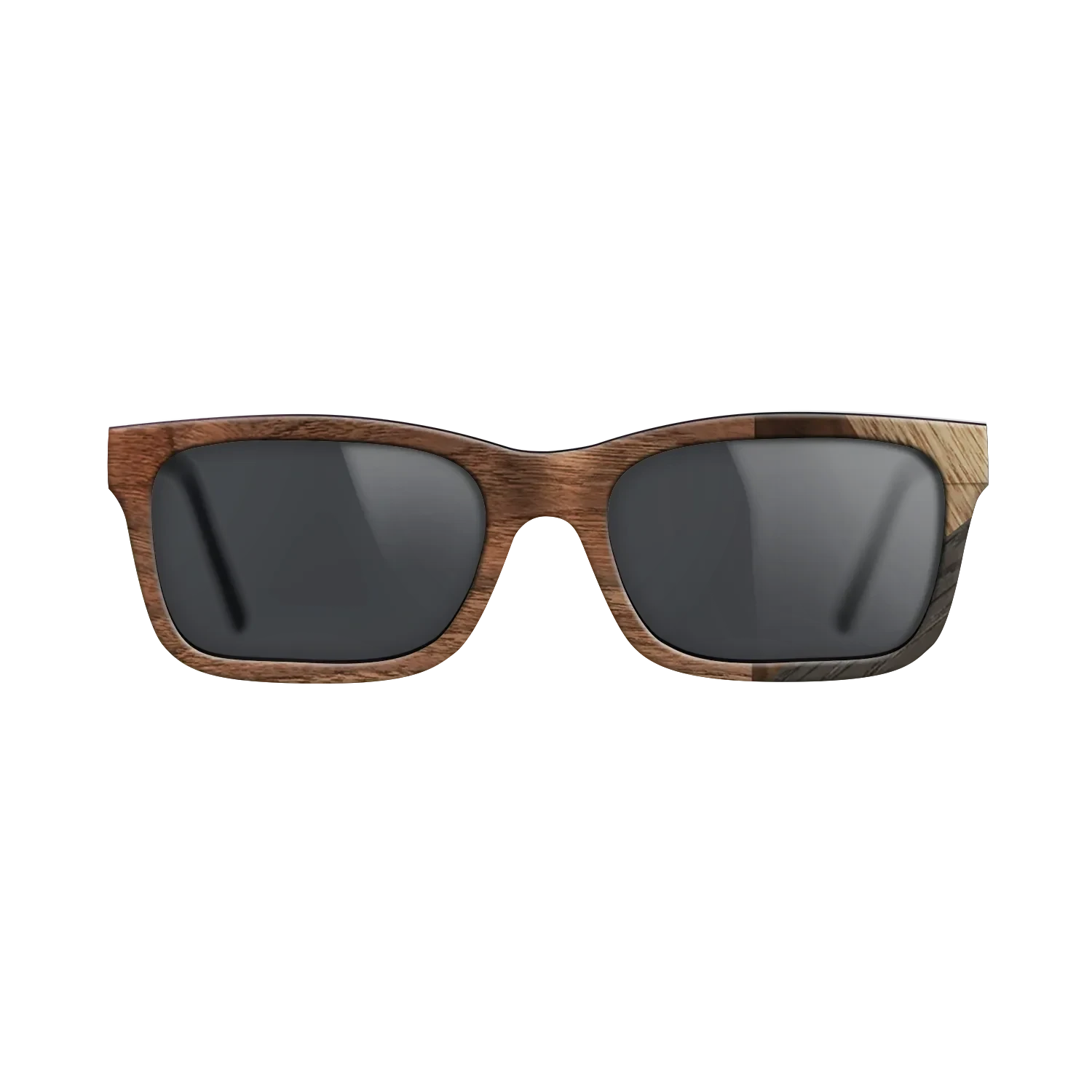 Walnut Claro Light,Fumed Oak,Walnut Burl,Ziricote Light Quartered: Mosaic - The Sage - Rectangle - 1908 - SIRIS wood optic