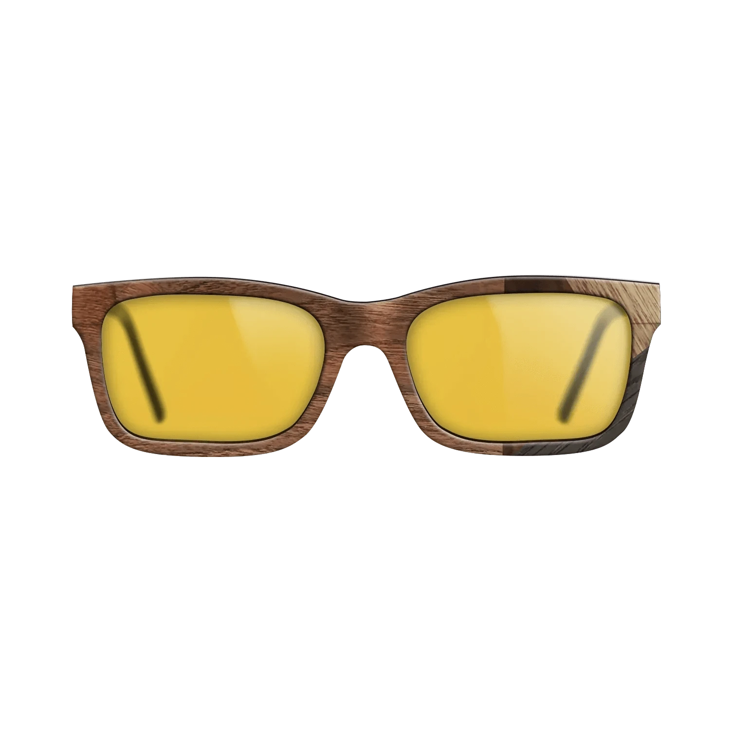 Walnut Claro Light,Fumed Oak,Walnut Burl,Ziricote Light Quartered: Mosaic - The Sage - Rectangle - 1908 - SIRIS wood optic