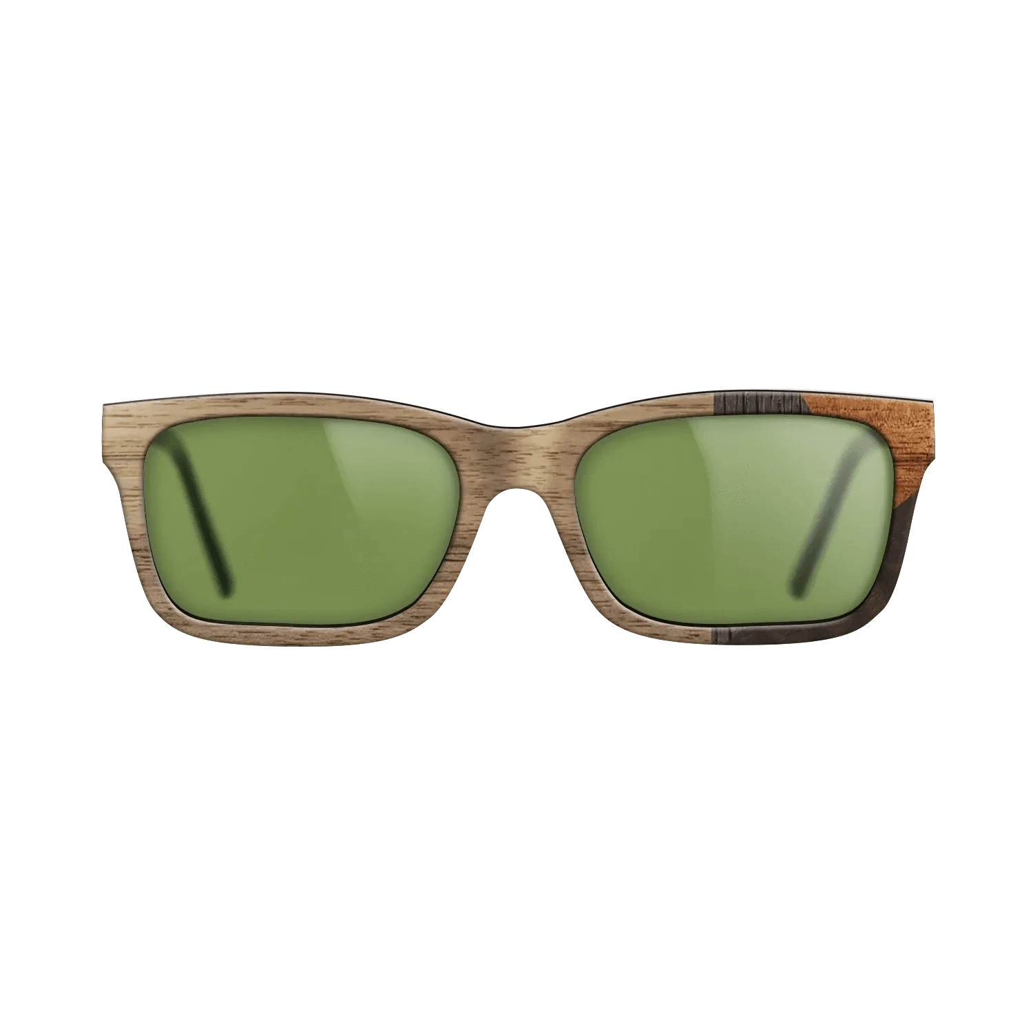 Walnut: Straight Grain,Fumed Oak,Koa,Fumed Eucalyptus: Mosaic - The Sage - Rectangle - 2030 - SIRIS wood optic
