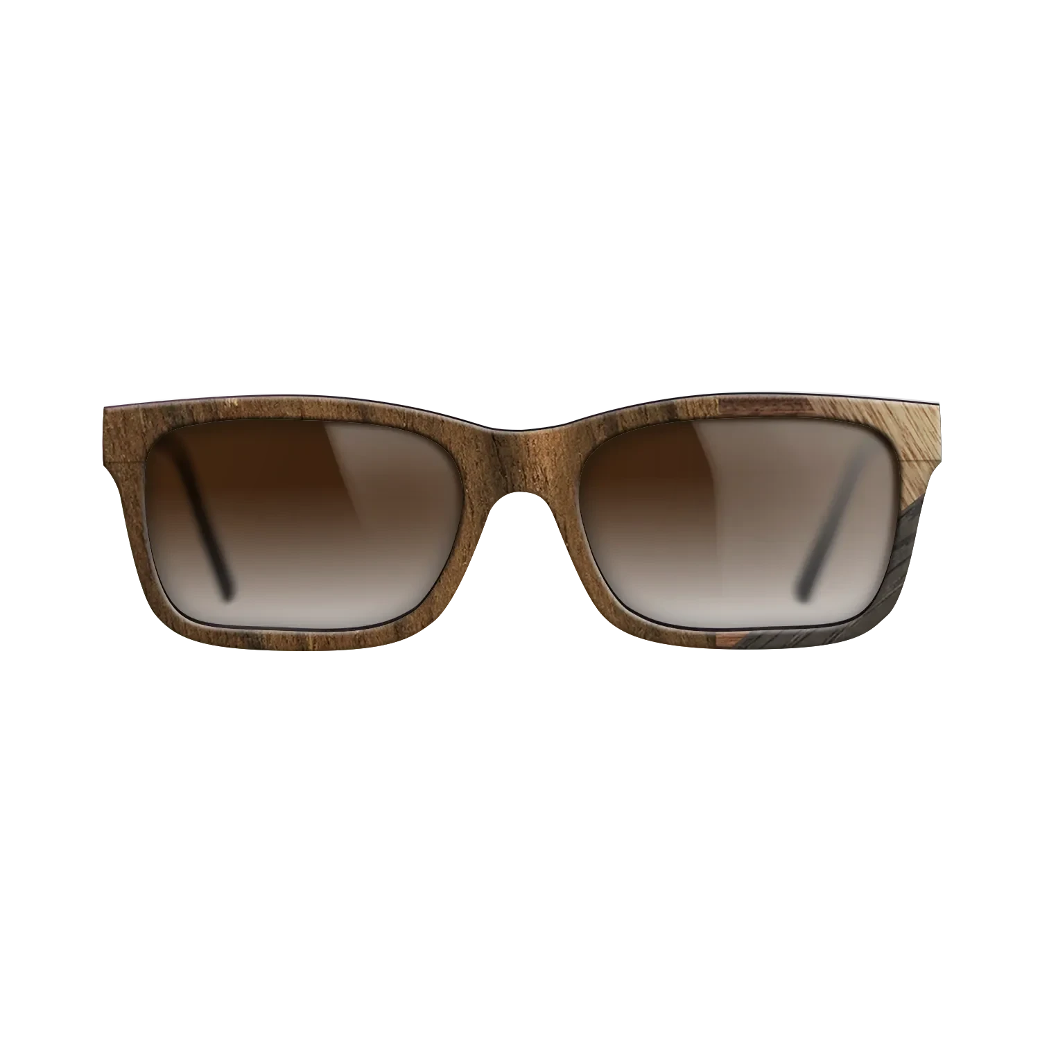Walnut: Straight Grain,Ziricote Light Quartered,Santos Rosewood Dark: Mosaic - The Sage - Rectangle - 1300 - SIRIS wood optic