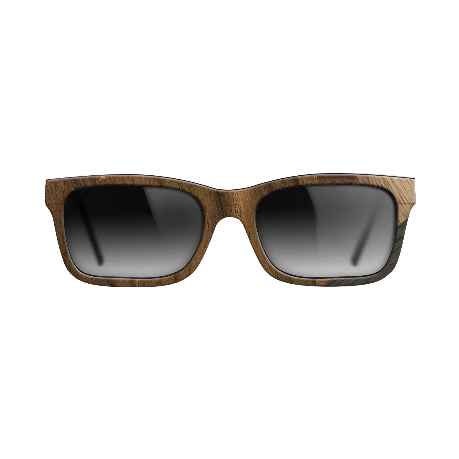 Walnut: Straight Grain,Ziricote Light Quartered,Santos Rosewood Dark: Mosaic - The Sage - Rectangle - 1300 - SIRIS wood optic