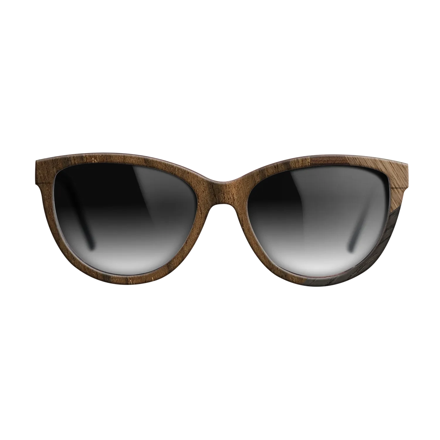 Walnut: Straight Grain,Ziricote Light Quartered,Santos Rosewood Dark: Mosaic - The Maiden - Cat - 1300 - SIRIS wood optic