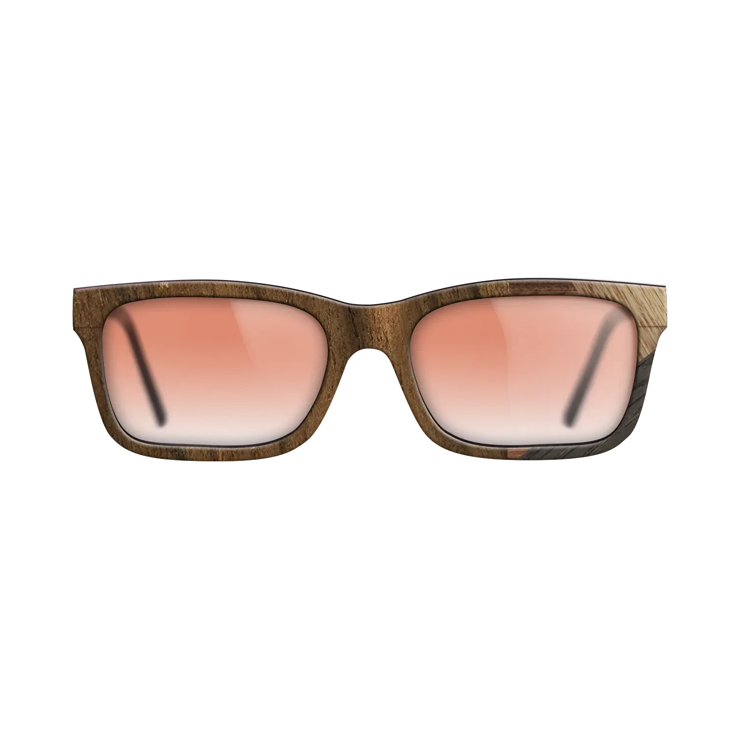 Walnut: Straight Grain,Ziricote Light Quartered,Santos Rosewood Dark: Mosaic - The Sage - Rectangle - 1300 - SIRIS wood optic