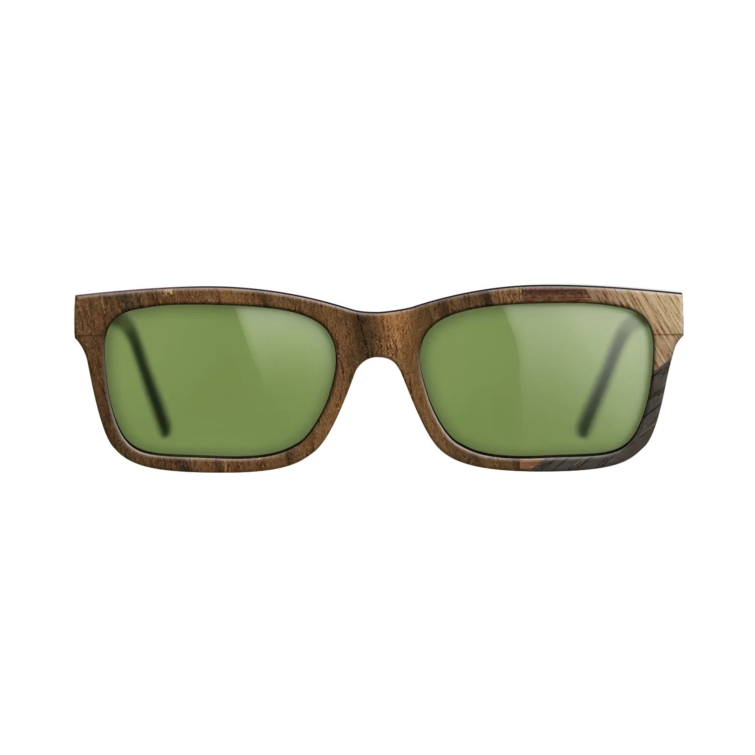 Walnut: Straight Grain,Ziricote Light Quartered,Santos Rosewood Dark: Mosaic - The Sage - Rectangle - 1300 - SIRIS wood optic