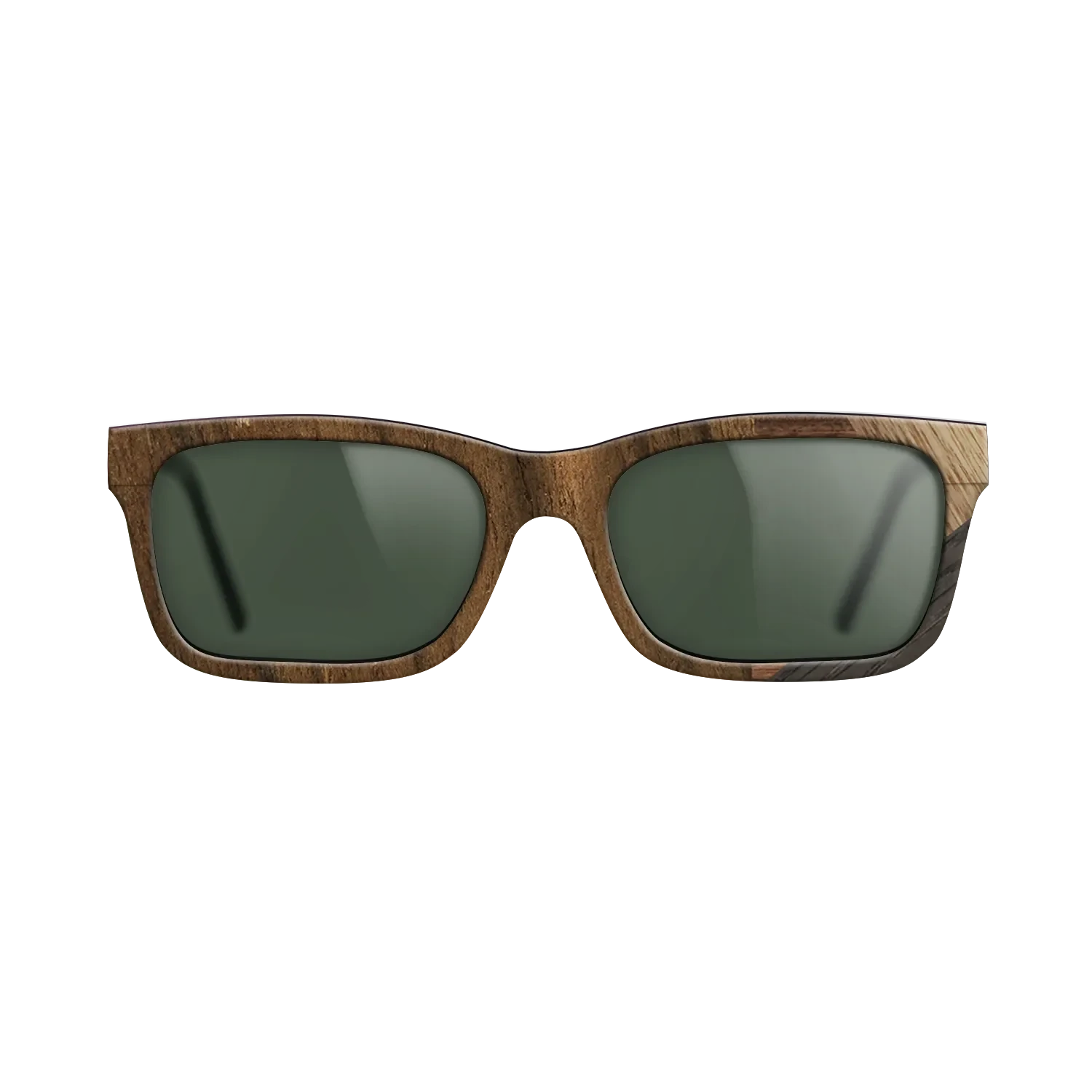 Walnut: Straight Grain,Ziricote Light Quartered,Santos Rosewood Dark: Mosaic - The Sage - Rectangle - 1300 - SIRIS wood optic
