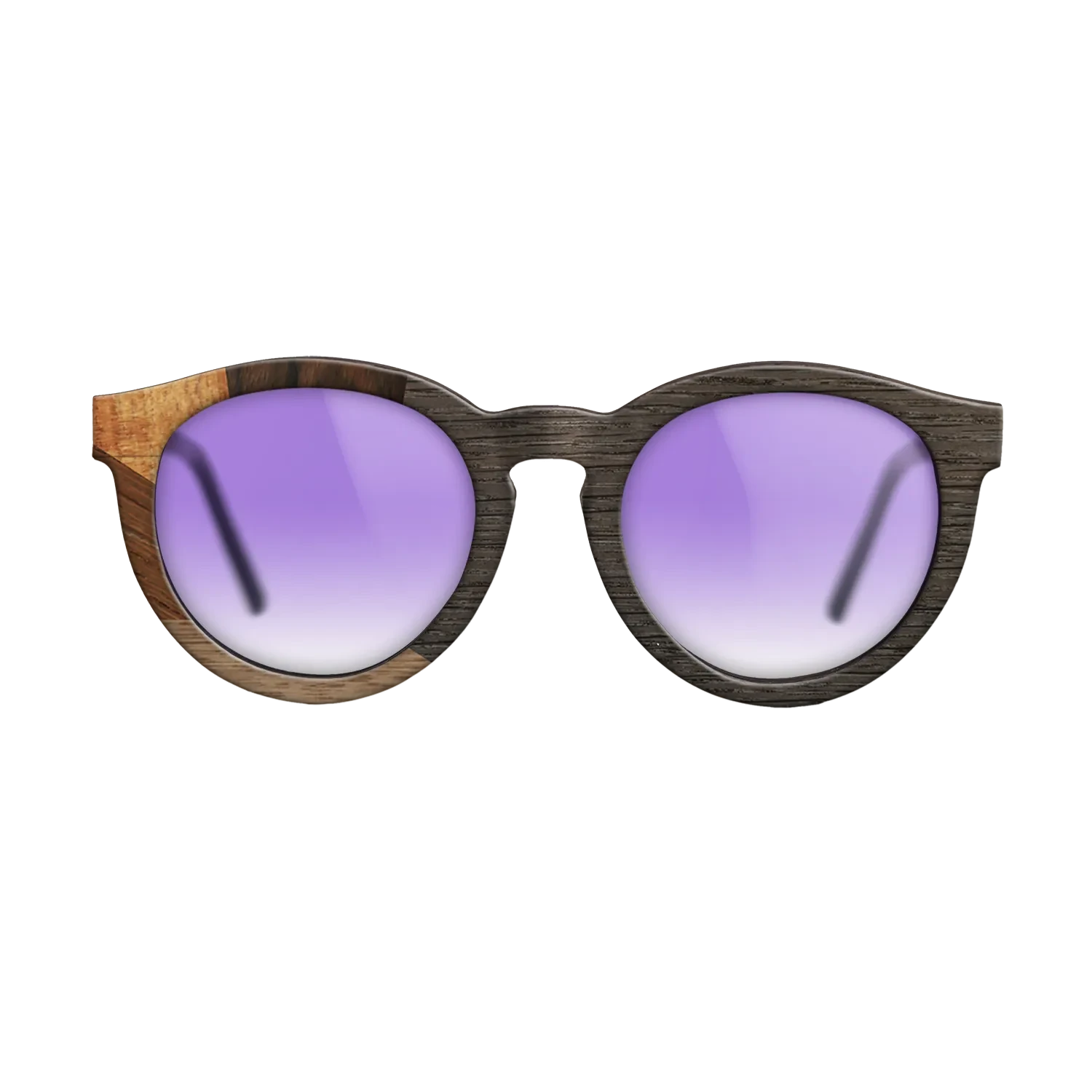 Walnut: Straight Grain,Ziricote Dark Quartered,Koa,Wenge,Fumed Oak: Mosaic - The Rebel - Round - 1841 - SIRIS wood optic
