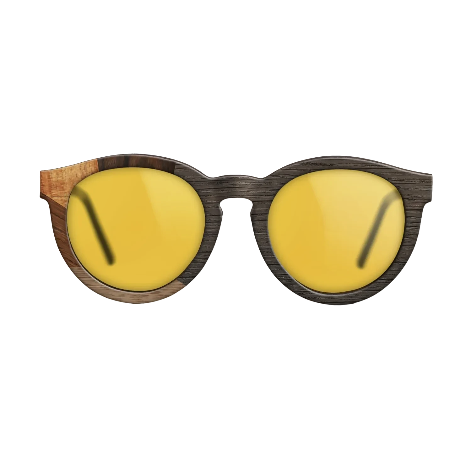 Walnut: Straight Grain,Ziricote Dark Quartered,Koa,Wenge,Fumed Oak: Mosaic - The Rebel - Round - 1841 - SIRIS wood optic