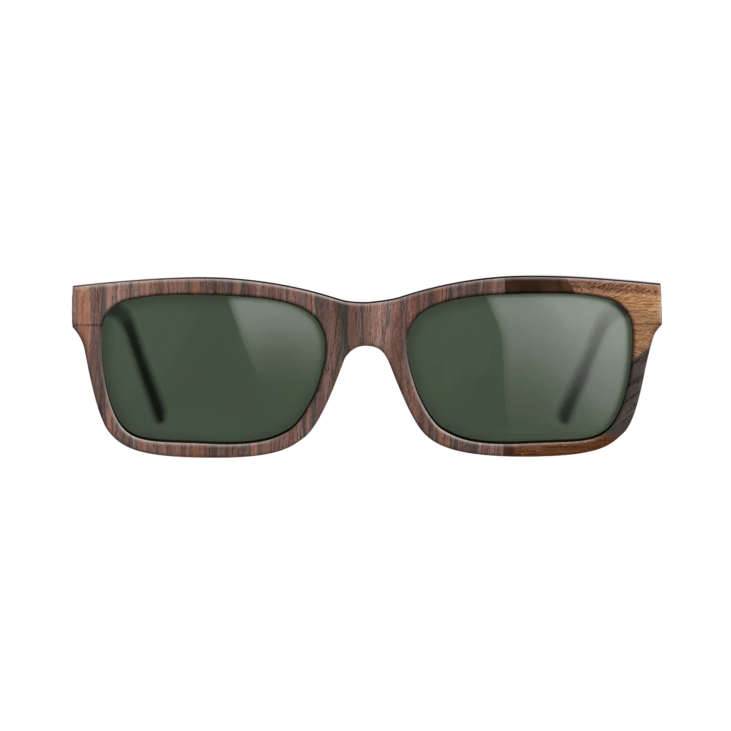 Walnut Burl,Wenge,Rosewood Reconstituted,Santos Rosewood Dark: Mosaic - The Sage - Rectangle - 1776 - SIRIS wood optic