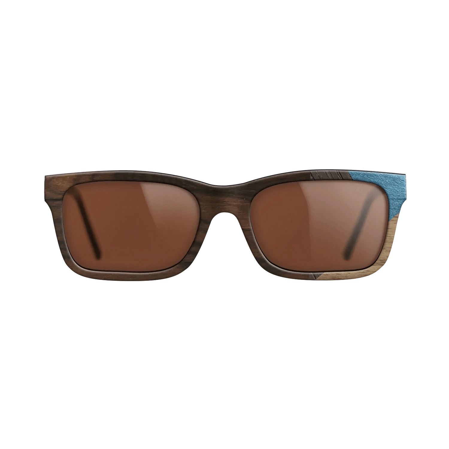 Ziricote Dark Quartered,Walnut: Straight Grain,Fumed Oak,Poplar Dyed: Grey: Mosaic - The Sage - Rectangle - 1636 - SIRIS wood optic
