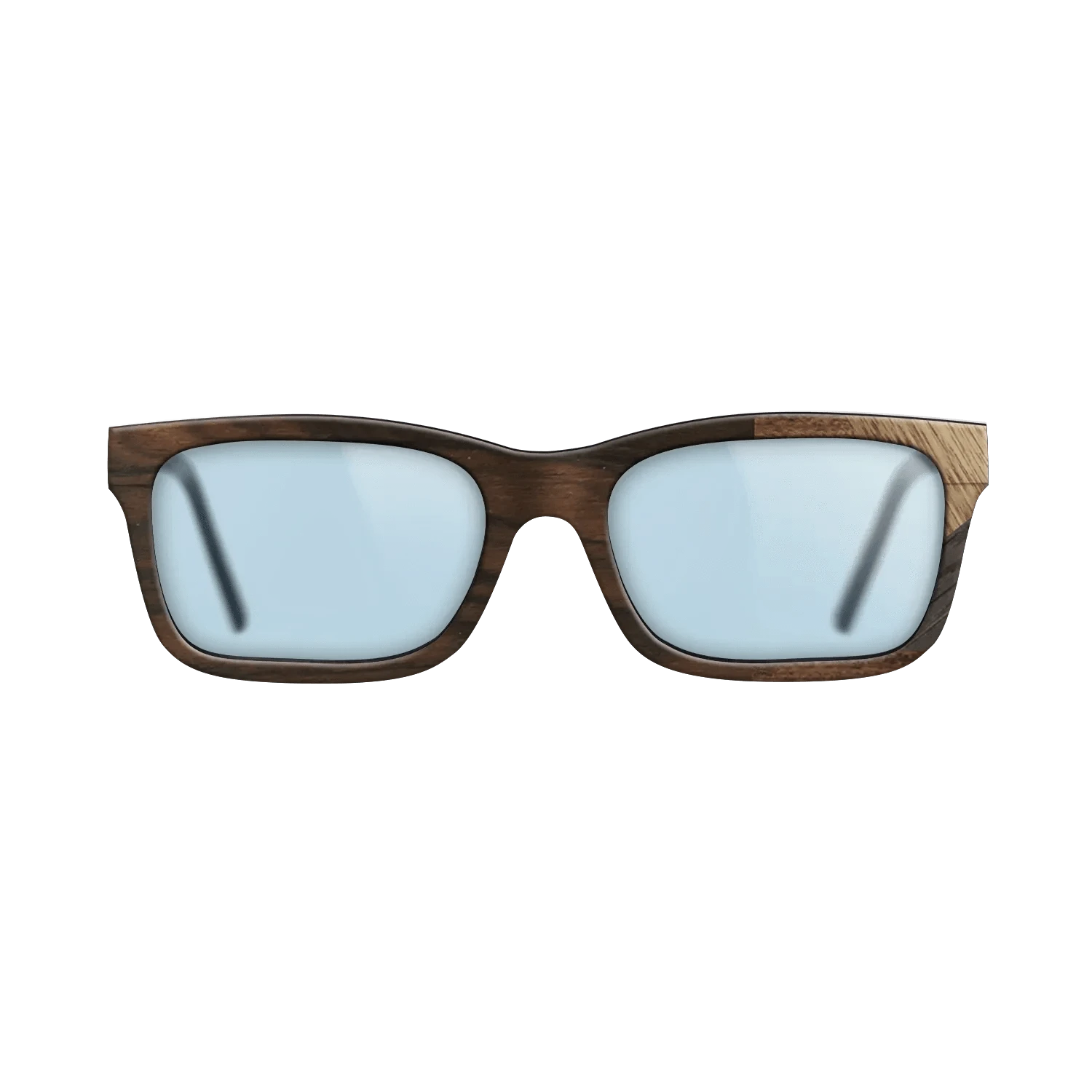 Ziricote Dark Quartered,Walnut: Straight Grain,Santos Rosewood Light,Fumed Oak: Mosaic - The Sage - Rectangle - 1453 - SIRIS wood optic