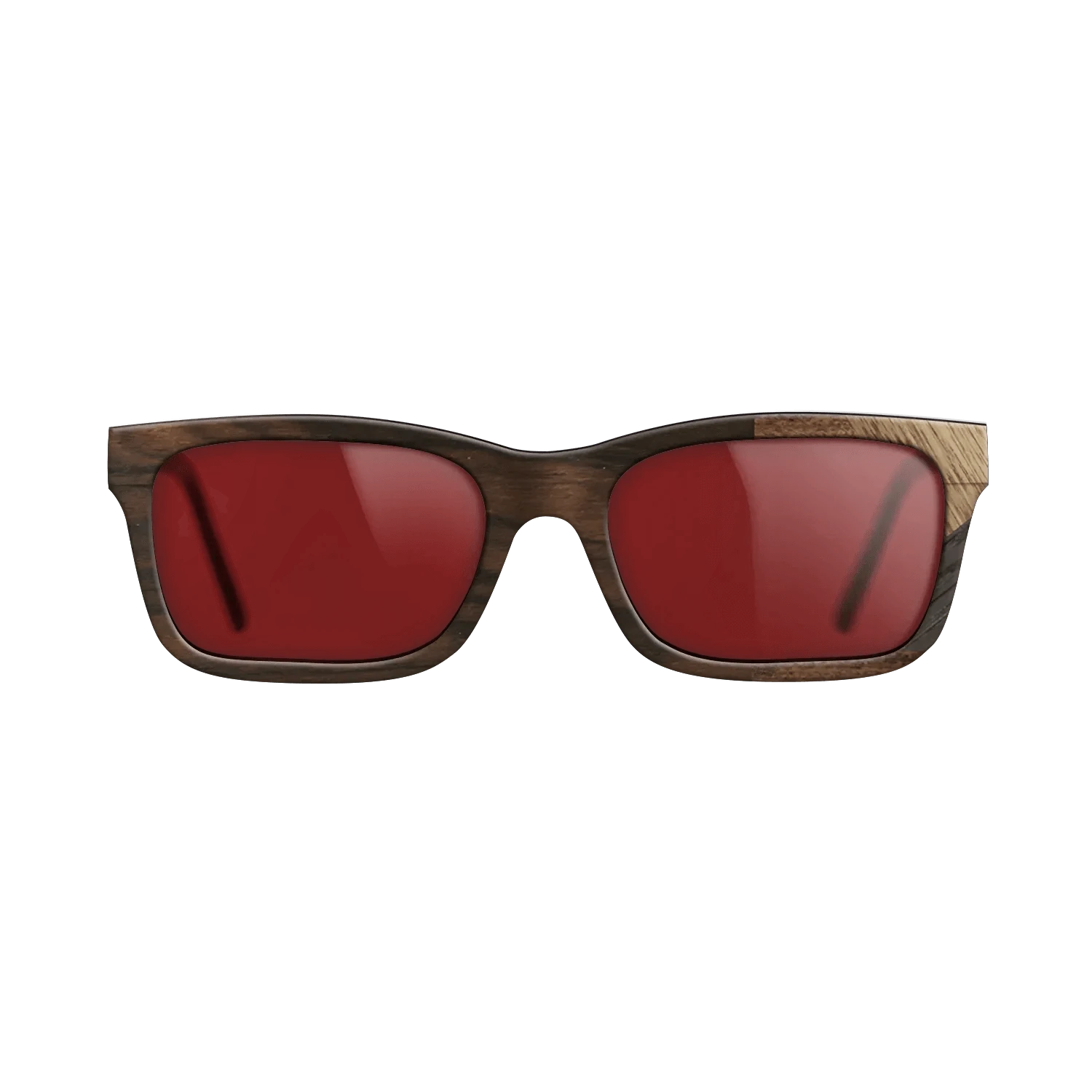 Ziricote Dark Quartered,Walnut: Straight Grain,Santos Rosewood Light,Fumed Oak: Mosaic - The Sage - Rectangle - 1453 - SIRIS wood optic