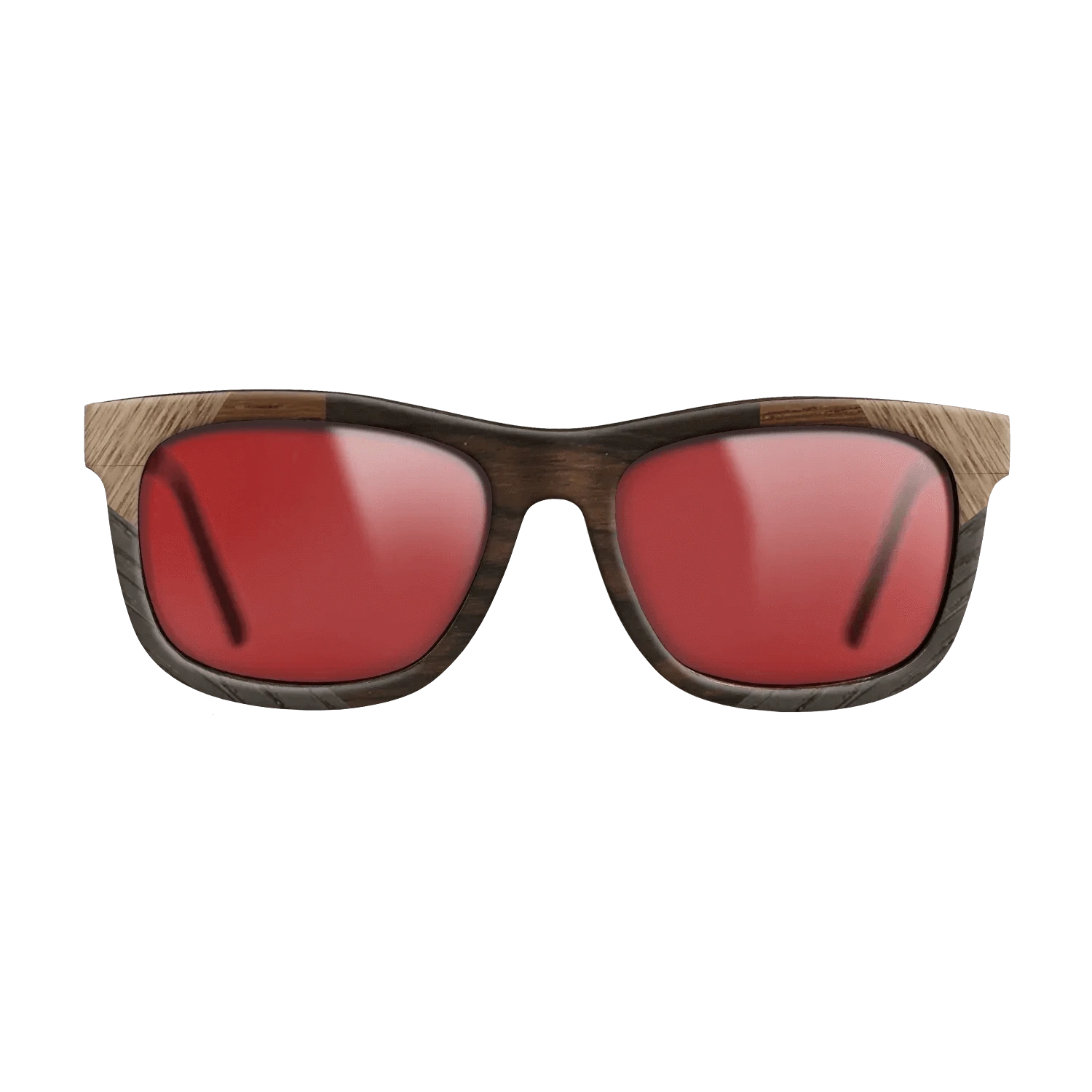 Ziricote Dark Quartered,Walnut: Straight Grain,Wenge,Fumed Oak: Recursive - The Hero - Square - 1619 - SIRIS wood optic