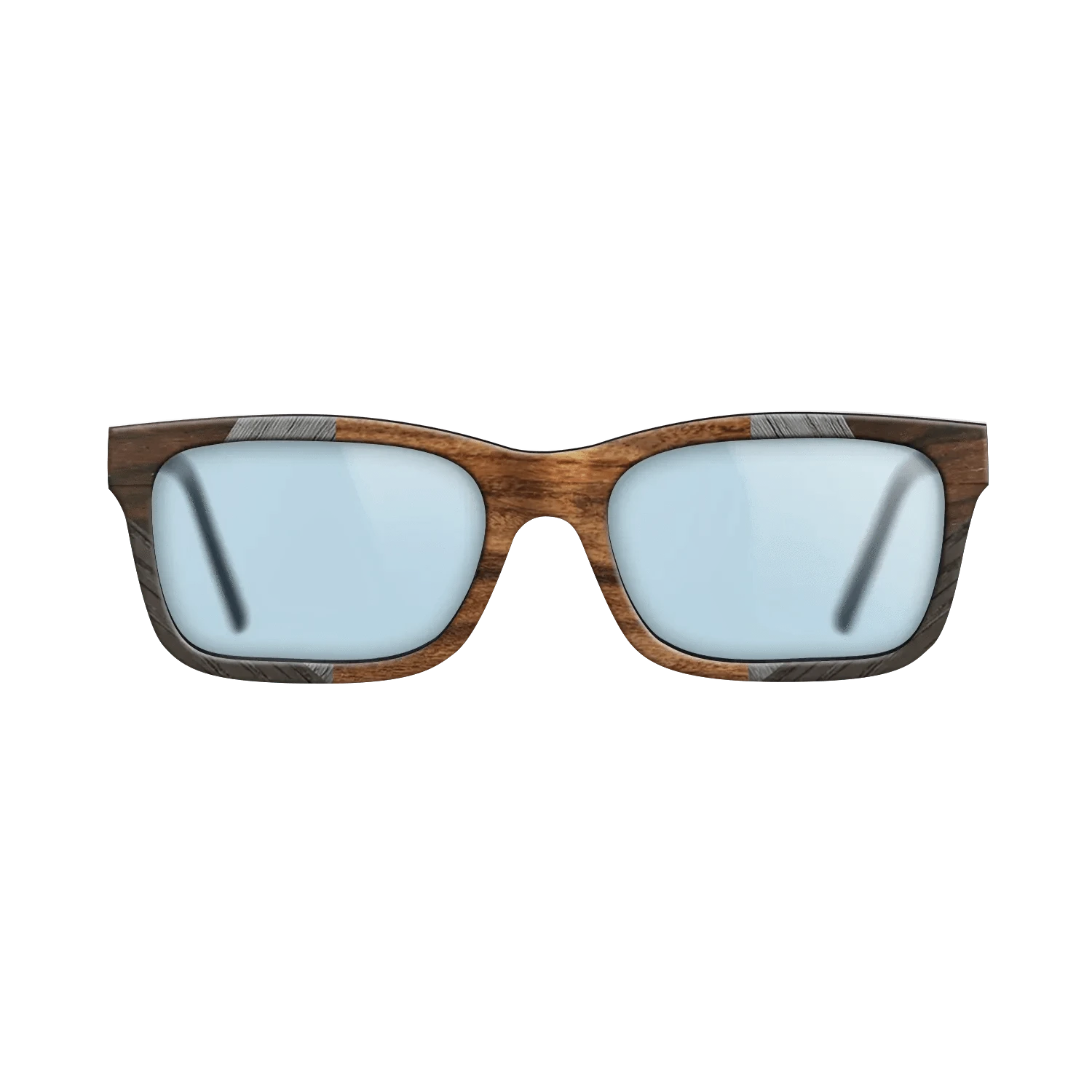 Santos Rosewood Dark,Poplar Dyed: Grey,Ziricote Dark Quartered,Fumed Oak: Recursive - The Sage - Rectangle - 1704 - SIRIS wood optic