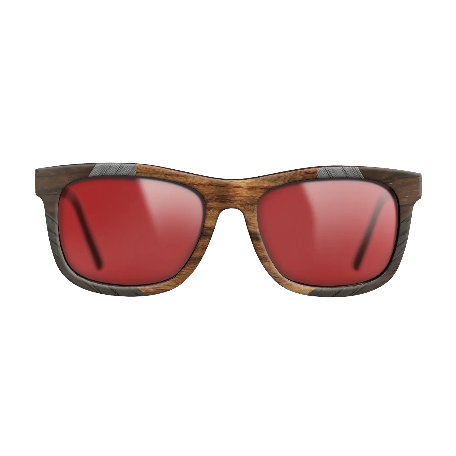 Santos Rosewood Dark,Poplar Dyed: Grey,Ziricote Dark Quartered,Fumed Oak: Recursive - The Hero - Square - 1704 - SIRIS wood optic