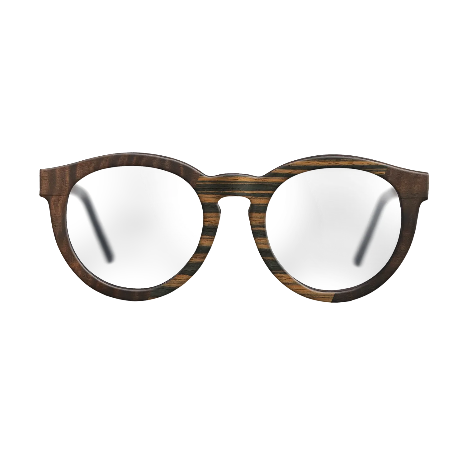Fumed Eucalyptus,Italian Ebony: Angle Cut - The Rebel - Round - 1548 - SIRIS wood optic