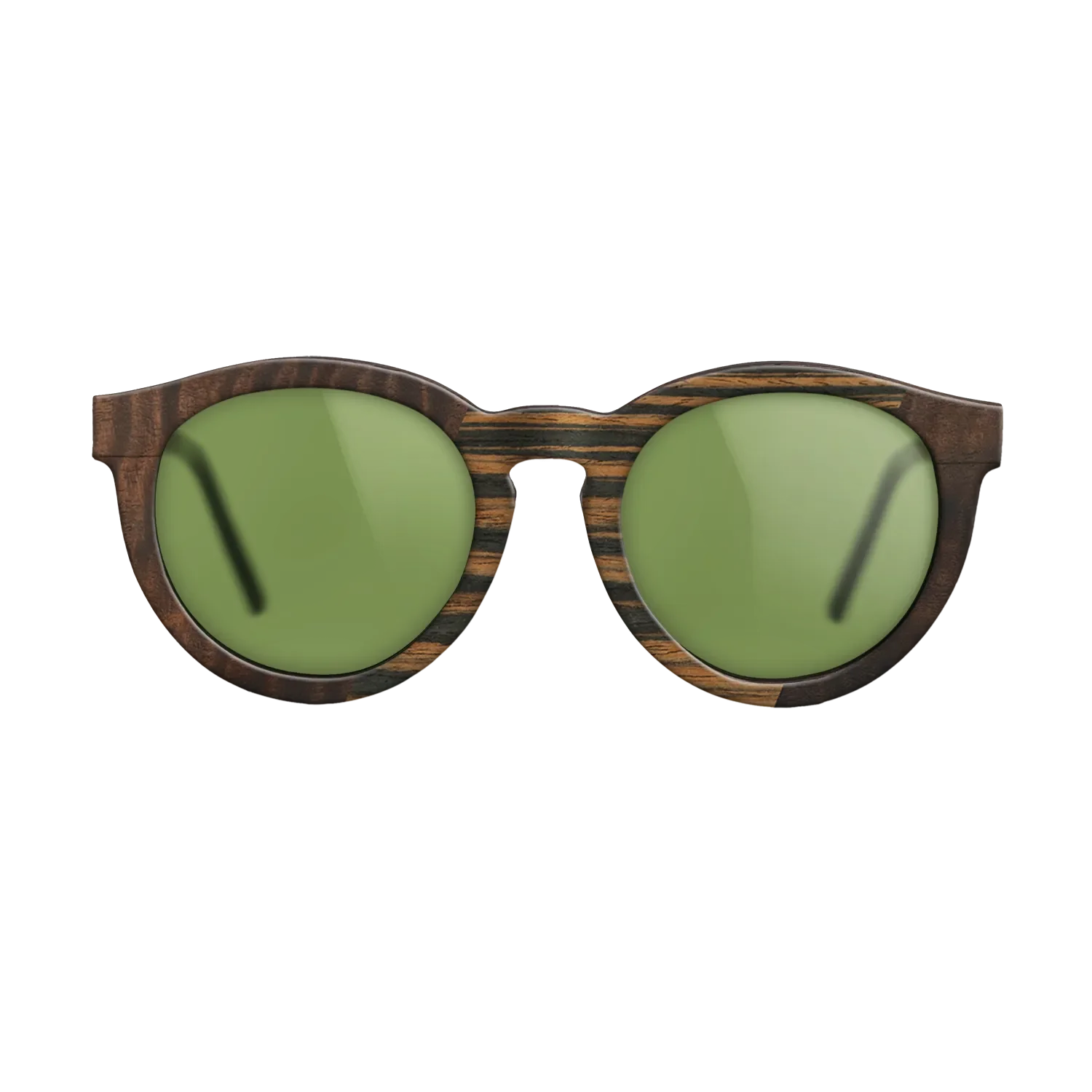 Fumed Eucalyptus,Italian Ebony: Angle Cut - The Rebel - Round - 1548 - SIRIS wood optic