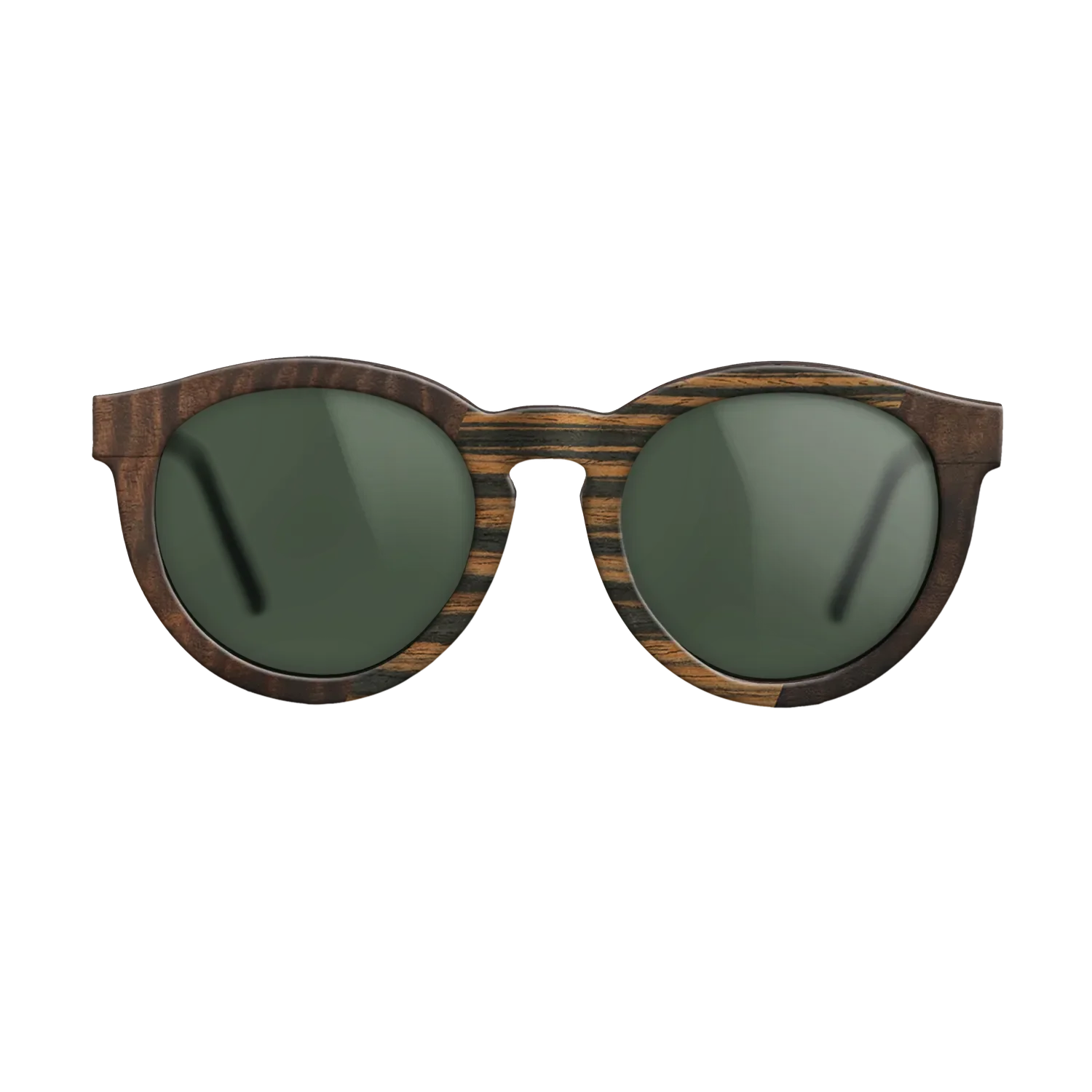Fumed Eucalyptus,Italian Ebony: Angle Cut - The Rebel - Round - 1548 - SIRIS wood optic