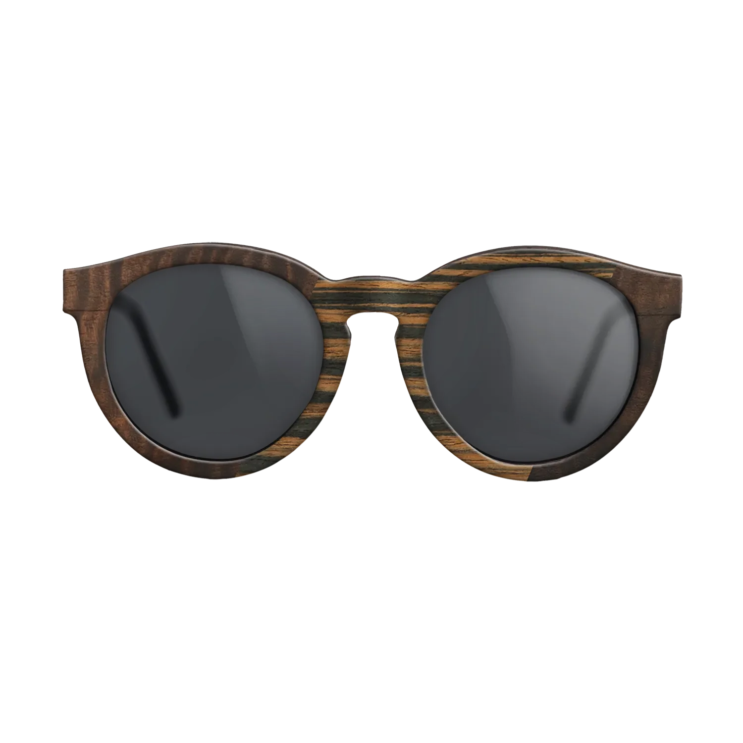 Fumed Eucalyptus,Italian Ebony: Angle Cut - The Rebel - Round - 1548 - SIRIS wood optic