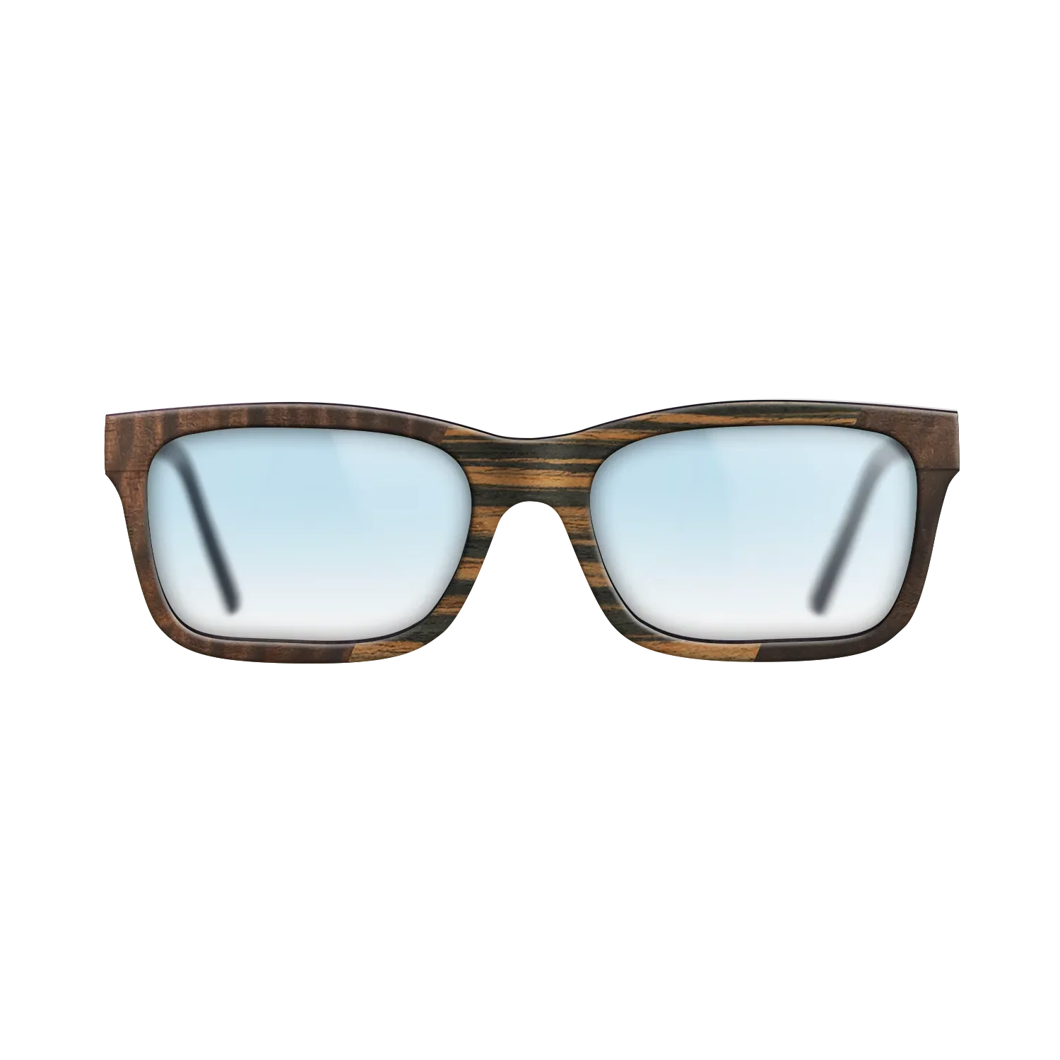 Fumed Eucalyptus,Italian Ebony: Angle Cut - The Sage - Rectangle - 1548 - SIRIS wood optic