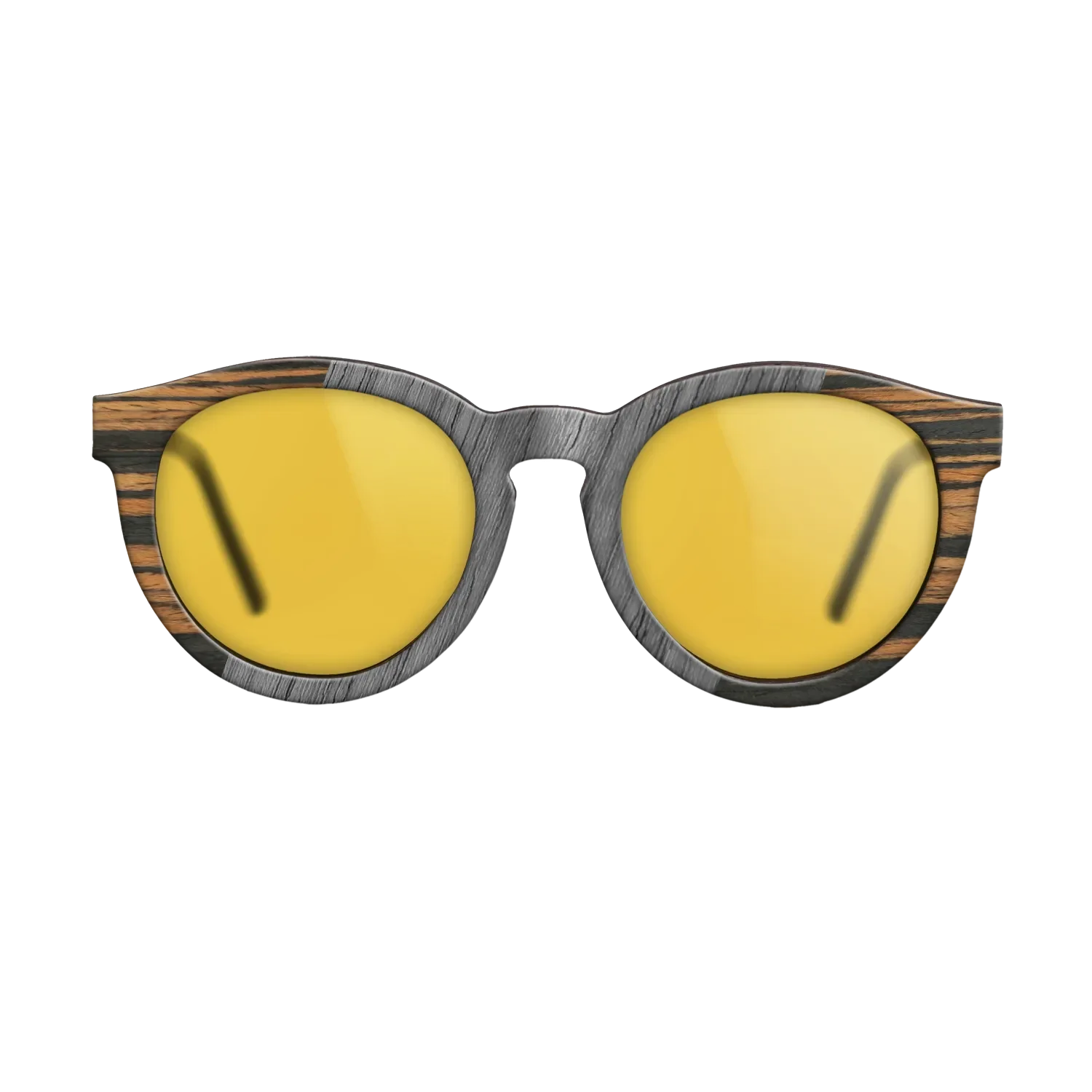 Fumed Eucalyptus,Italian Ebony,Poplar Dyed: Grey: Patch - The Rebel - Round - 946 - SIRIS wood optic