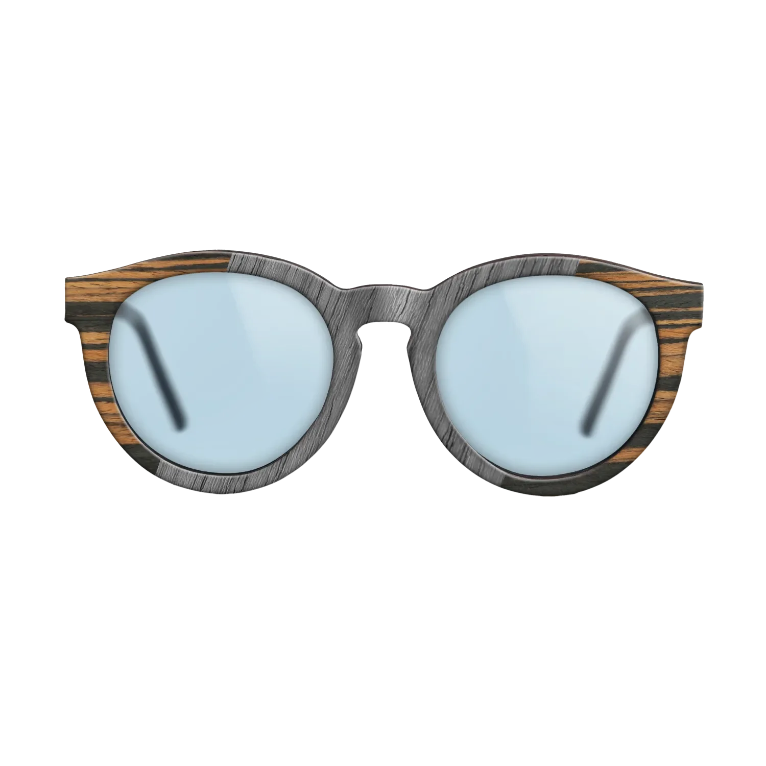 Fumed Eucalyptus,Italian Ebony,Poplar Dyed: Grey: Patch - The Rebel - Round - 946 - SIRIS wood optic