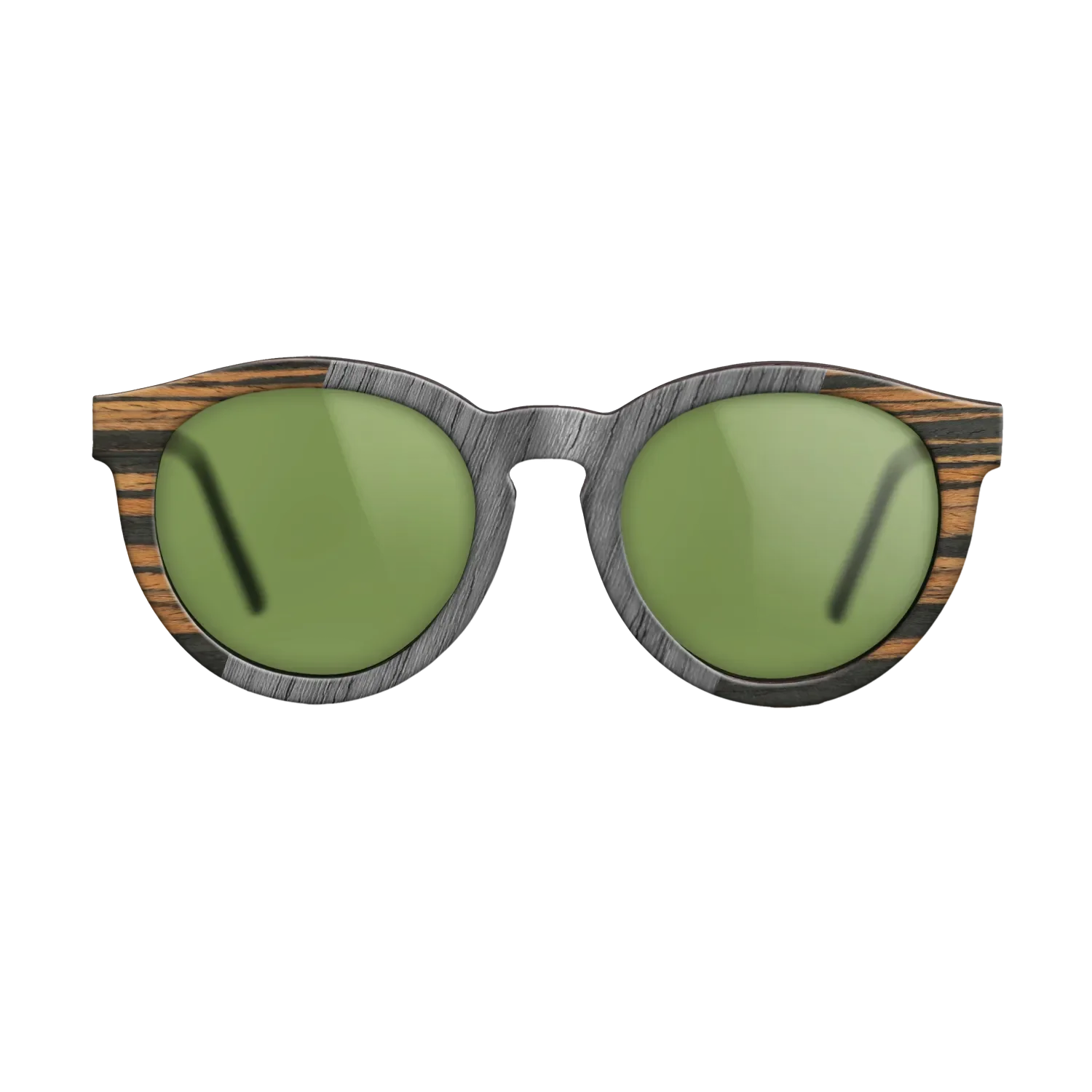 Fumed Eucalyptus,Italian Ebony,Poplar Dyed: Grey: Patch - The Rebel - Round - 946 - SIRIS wood optic