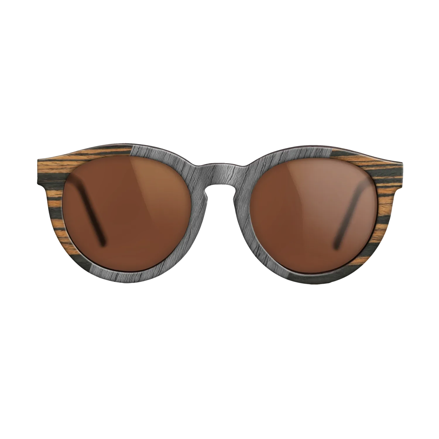 Fumed Eucalyptus,Italian Ebony,Poplar Dyed: Grey: Patch - The Rebel - Round - 946 - SIRIS wood optic