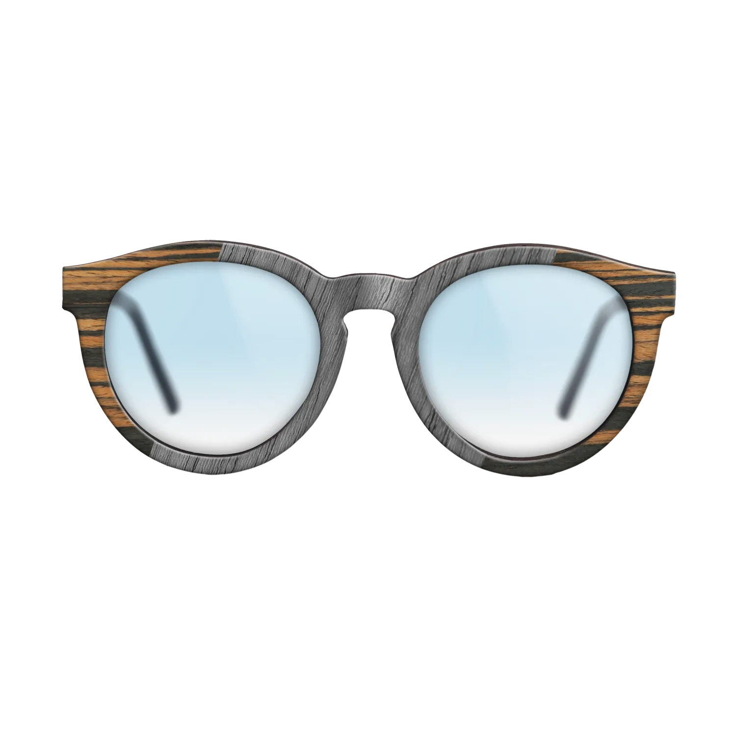 Fumed Eucalyptus,Italian Ebony,Poplar Dyed: Grey: Patch - The Rebel - Round - 946 - SIRIS wood optic