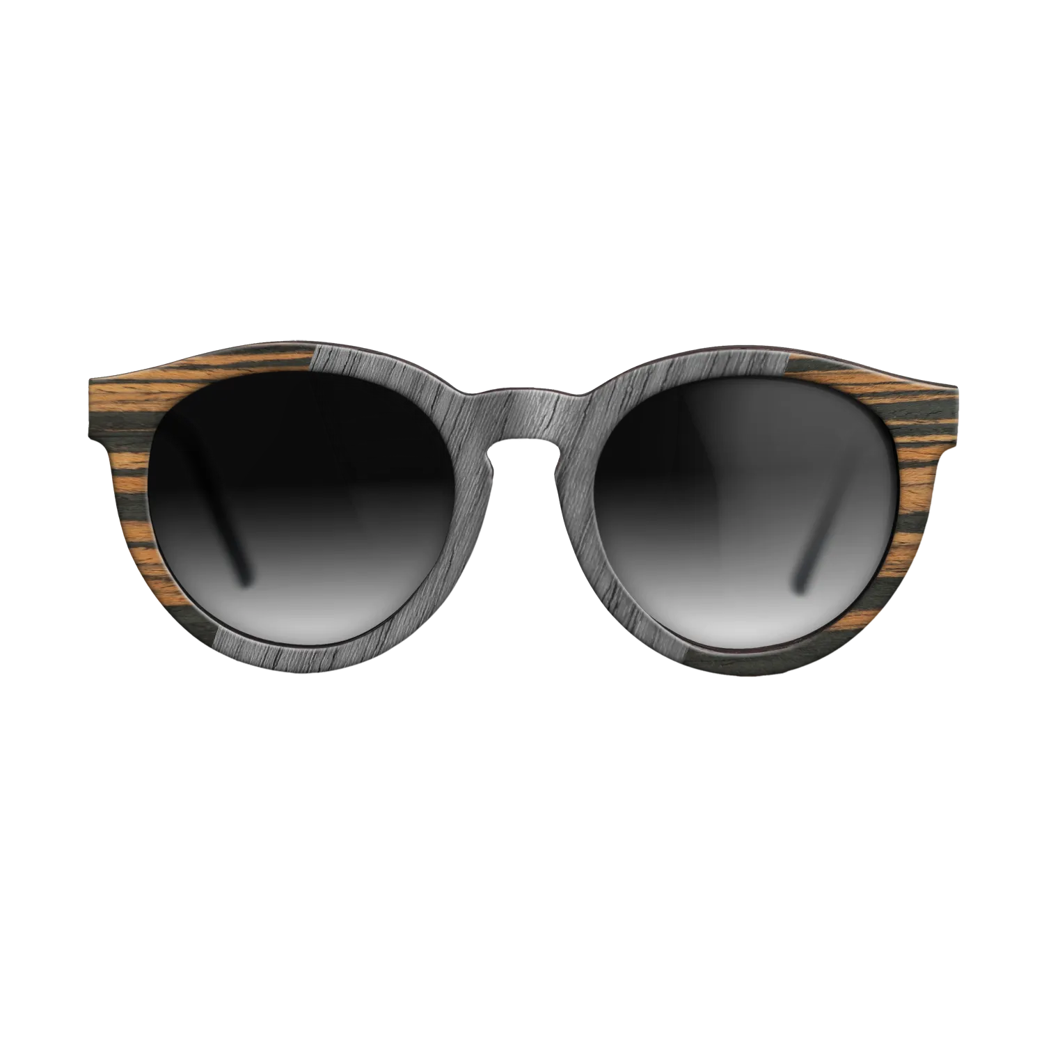 Fumed Eucalyptus,Italian Ebony,Poplar Dyed: Grey: Patch - The Rebel - Round - 946 - SIRIS wood optic