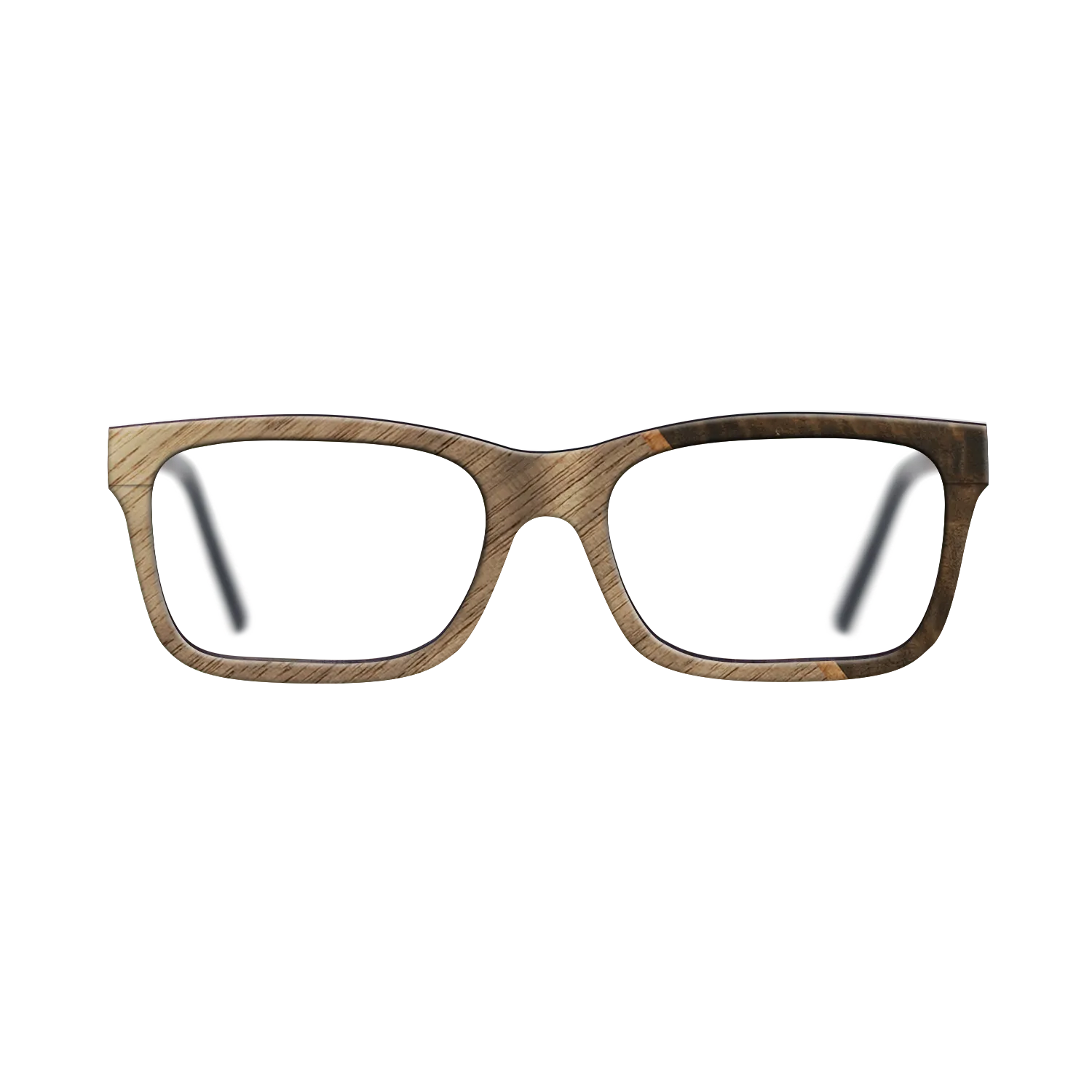 Fumed Eucalyptus,Koa,Walnut: Straight Grain: Angle Cut - The Sage - Rectangle - 1802 - SIRIS wood optic