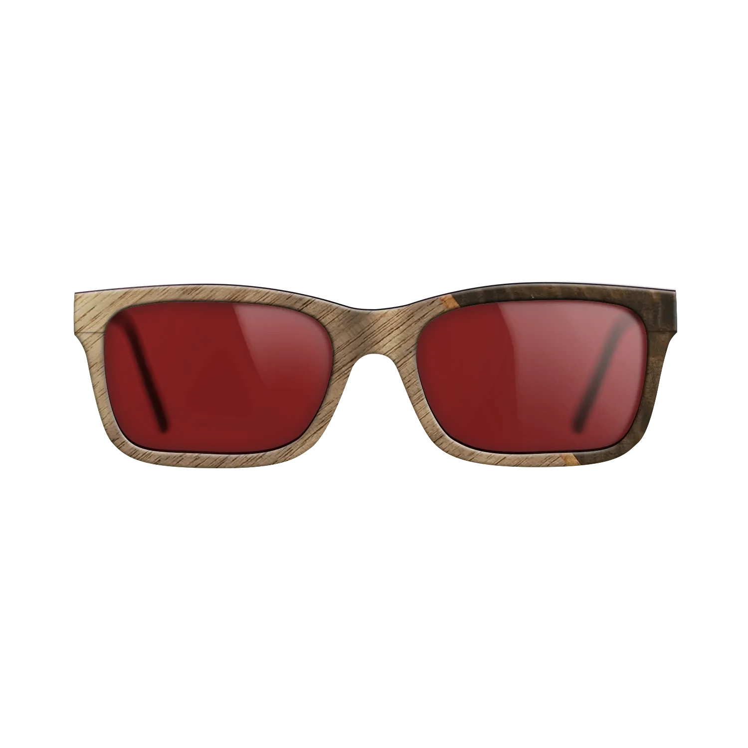 Fumed Eucalyptus,Koa,Walnut: Straight Grain: Angle Cut - The Sage - Rectangle - 1802 - SIRIS wood optic