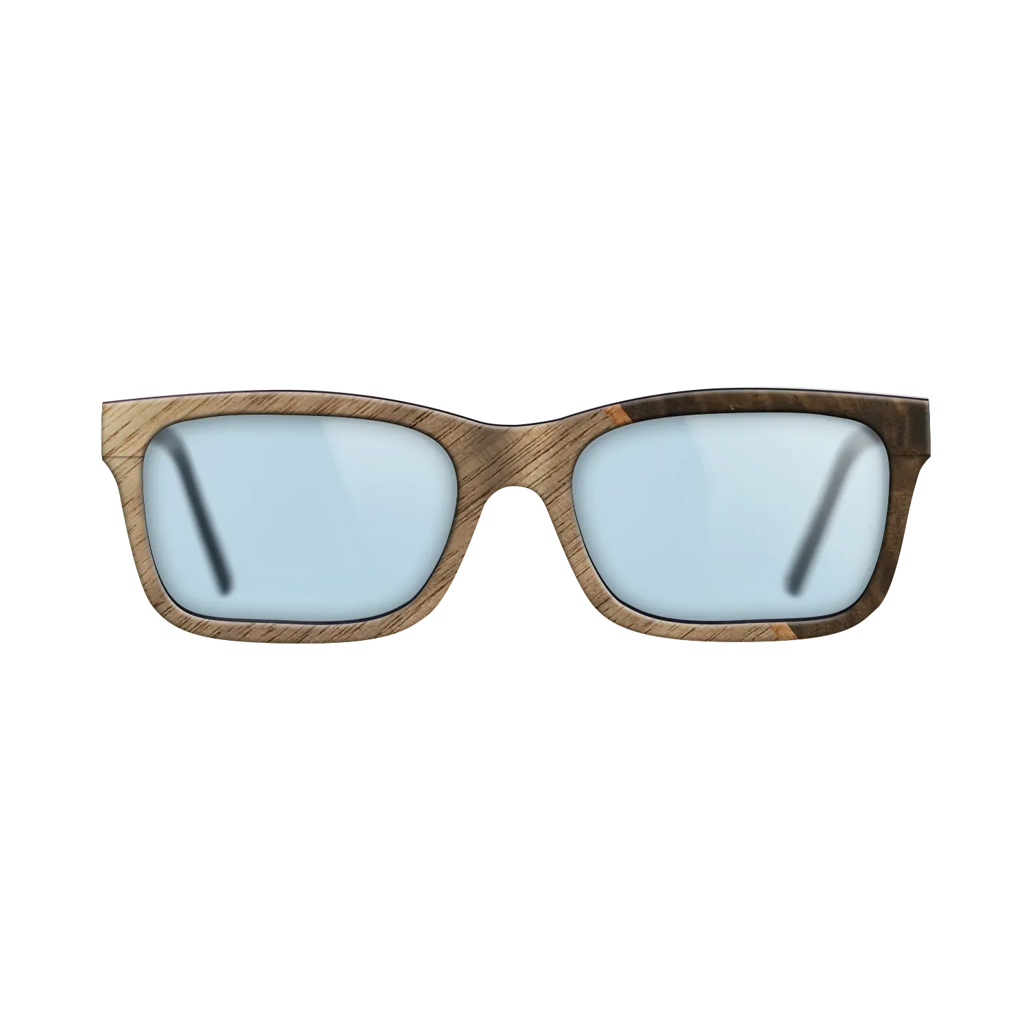 Fumed Eucalyptus,Koa,Walnut: Straight Grain: Angle Cut - The Sage - Rectangle - 1802 - SIRIS wood optic