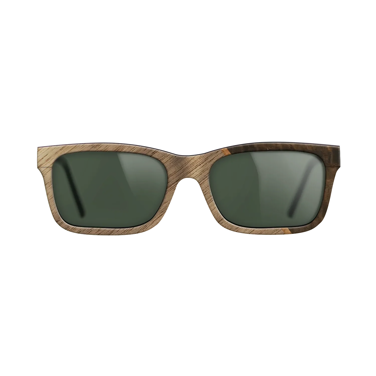 Fumed Eucalyptus,Koa,Walnut: Straight Grain: Angle Cut - The Sage - Rectangle - 1802 - SIRIS wood optic
