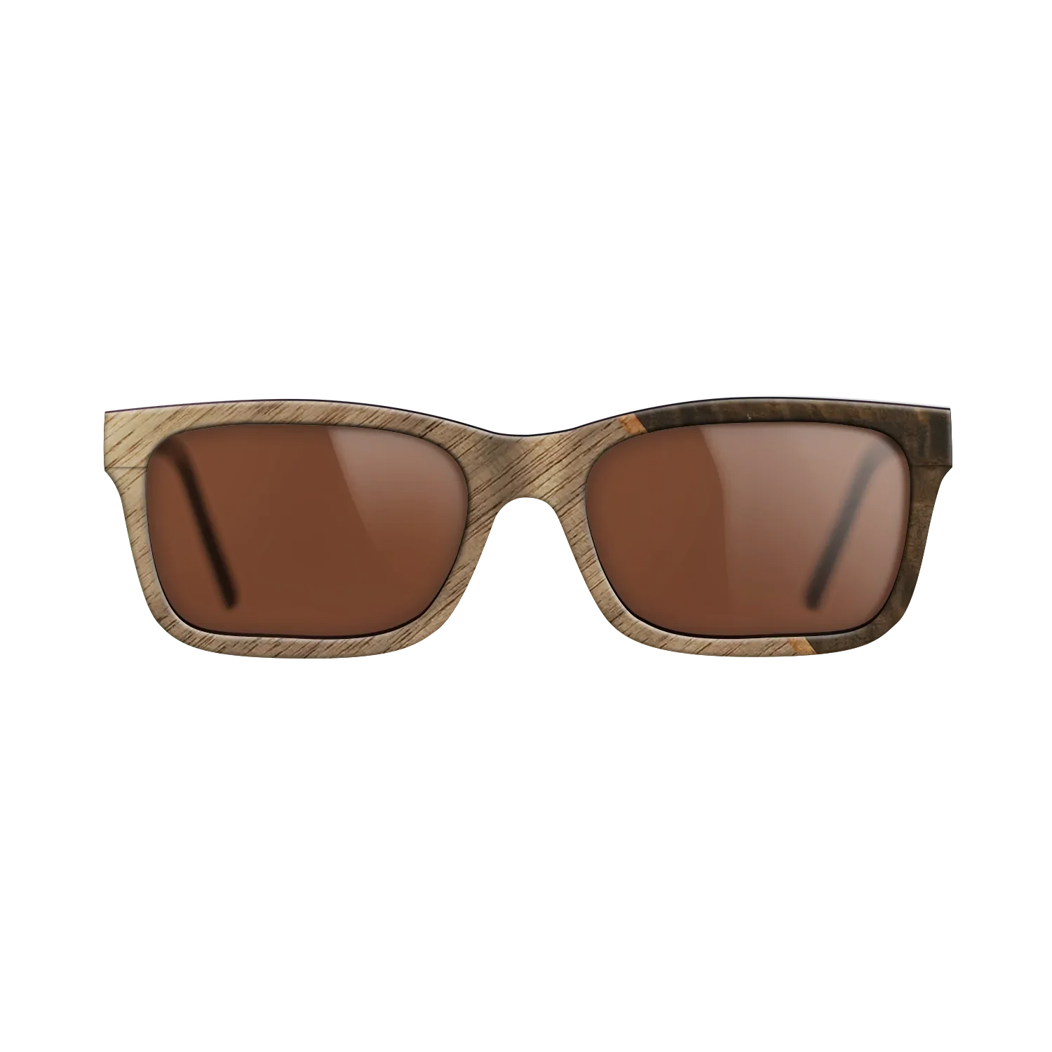 Fumed Eucalyptus,Koa,Walnut: Straight Grain: Angle Cut - The Sage - Rectangle - 1802 - SIRIS wood optic