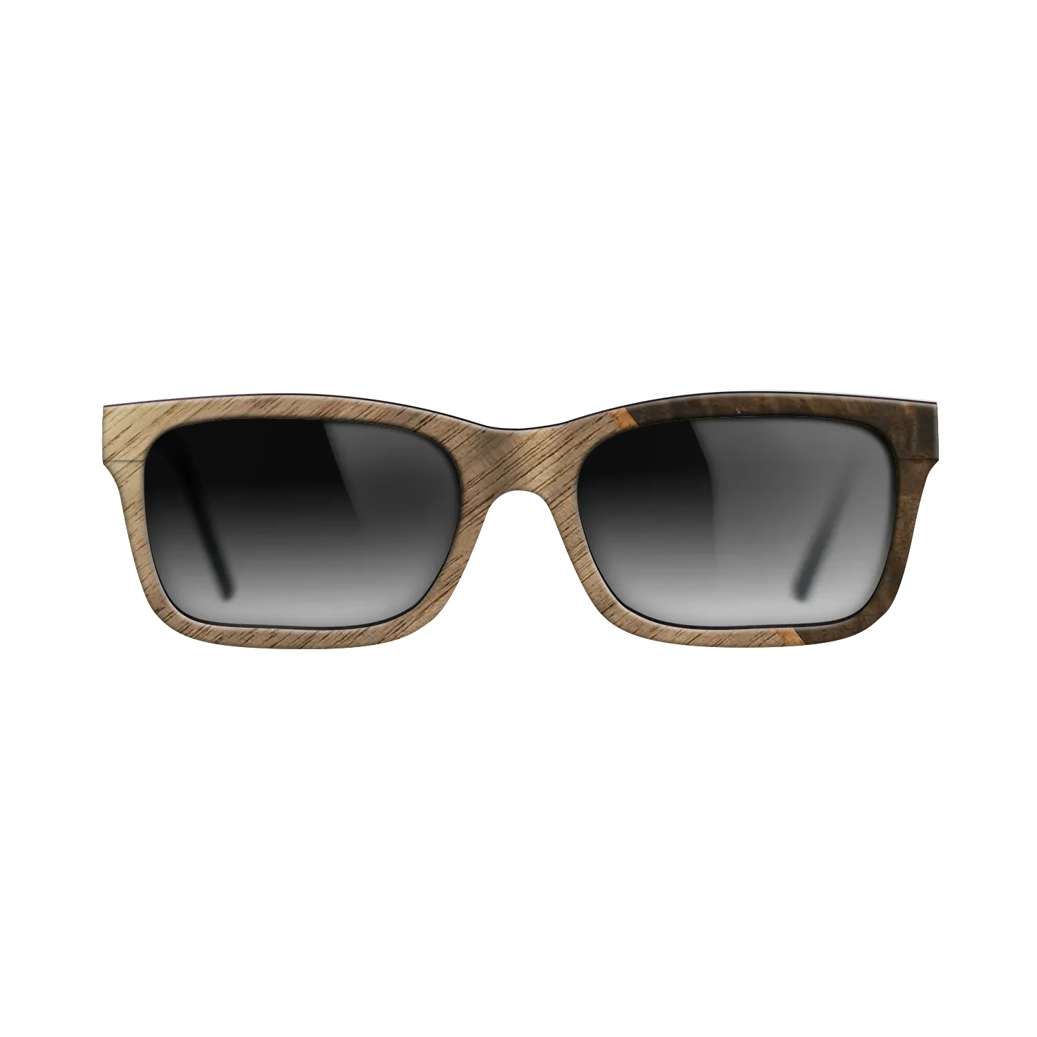 Fumed Eucalyptus,Koa,Walnut: Straight Grain: Angle Cut - The Sage - Rectangle - 1802 - SIRIS wood optic