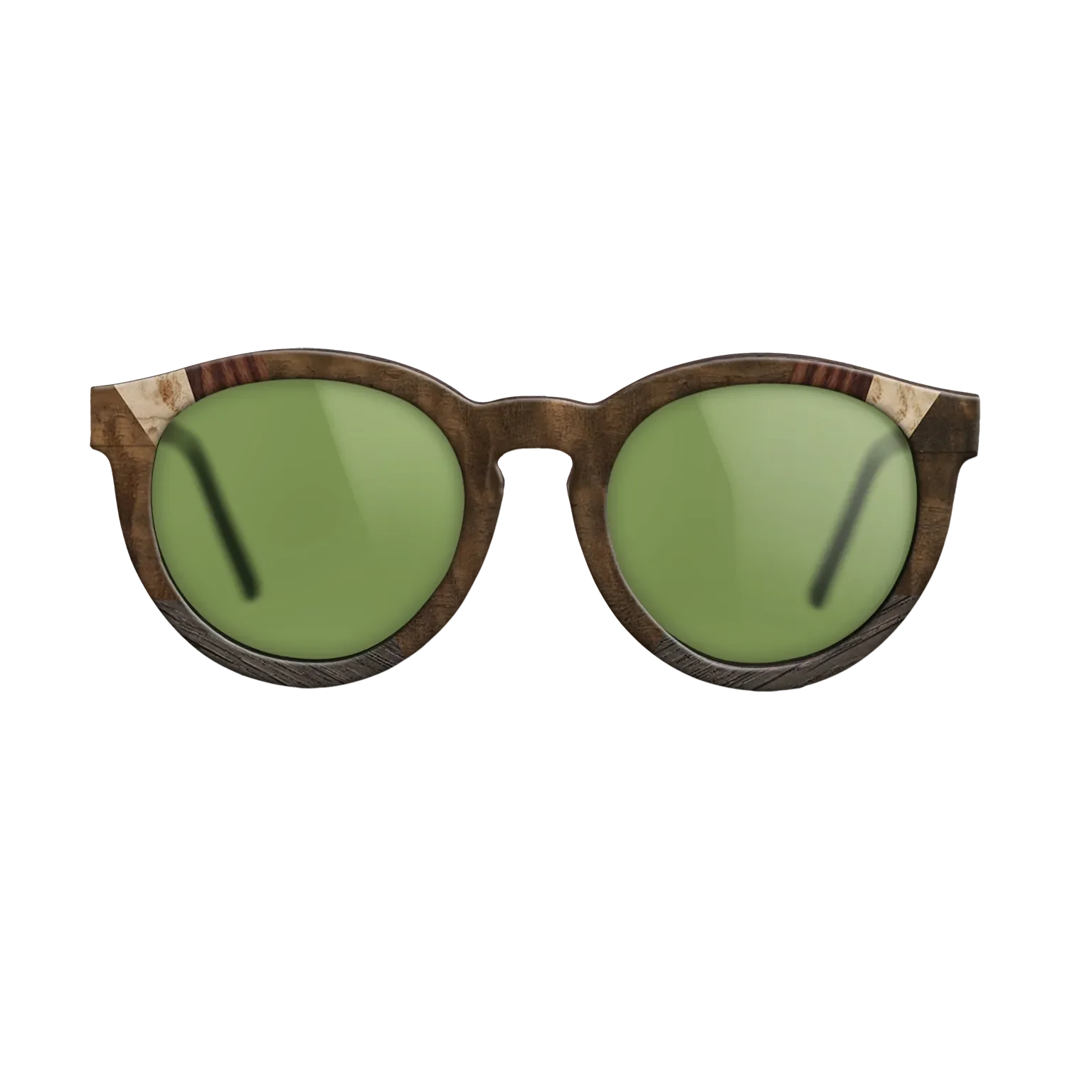 Fumed Eucalyptus,Olive Burl,Fumed Oak,Ziricote Light Quartered,Walnut Claro Dark: Recursive - The Rebel - Round - 725 - SIRIS wood optic