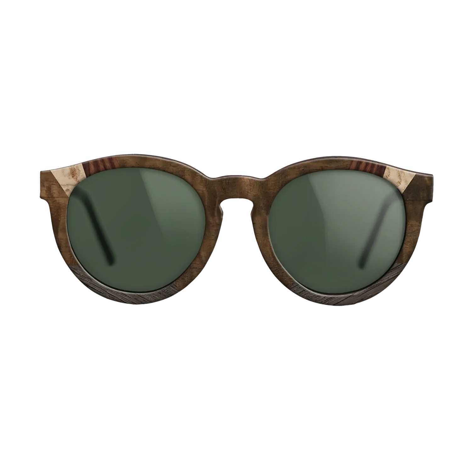 Fumed Eucalyptus,Olive Burl,Fumed Oak,Ziricote Light Quartered,Walnut Claro Dark: Recursive - The Rebel - Round - 725 - SIRIS wood optic